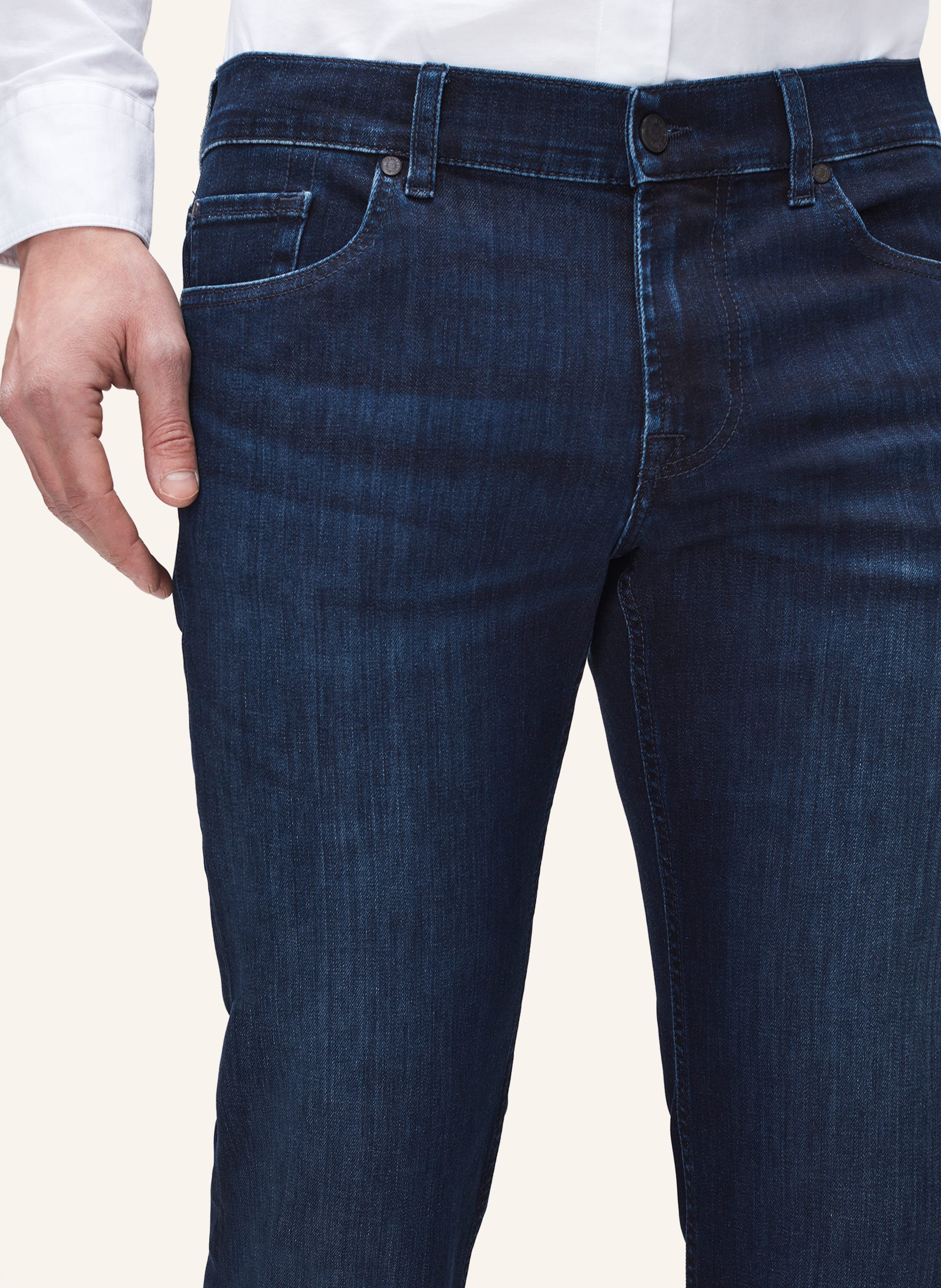Thumbnail - 7 For All Mankind Jeans Standard Straight Fit blau