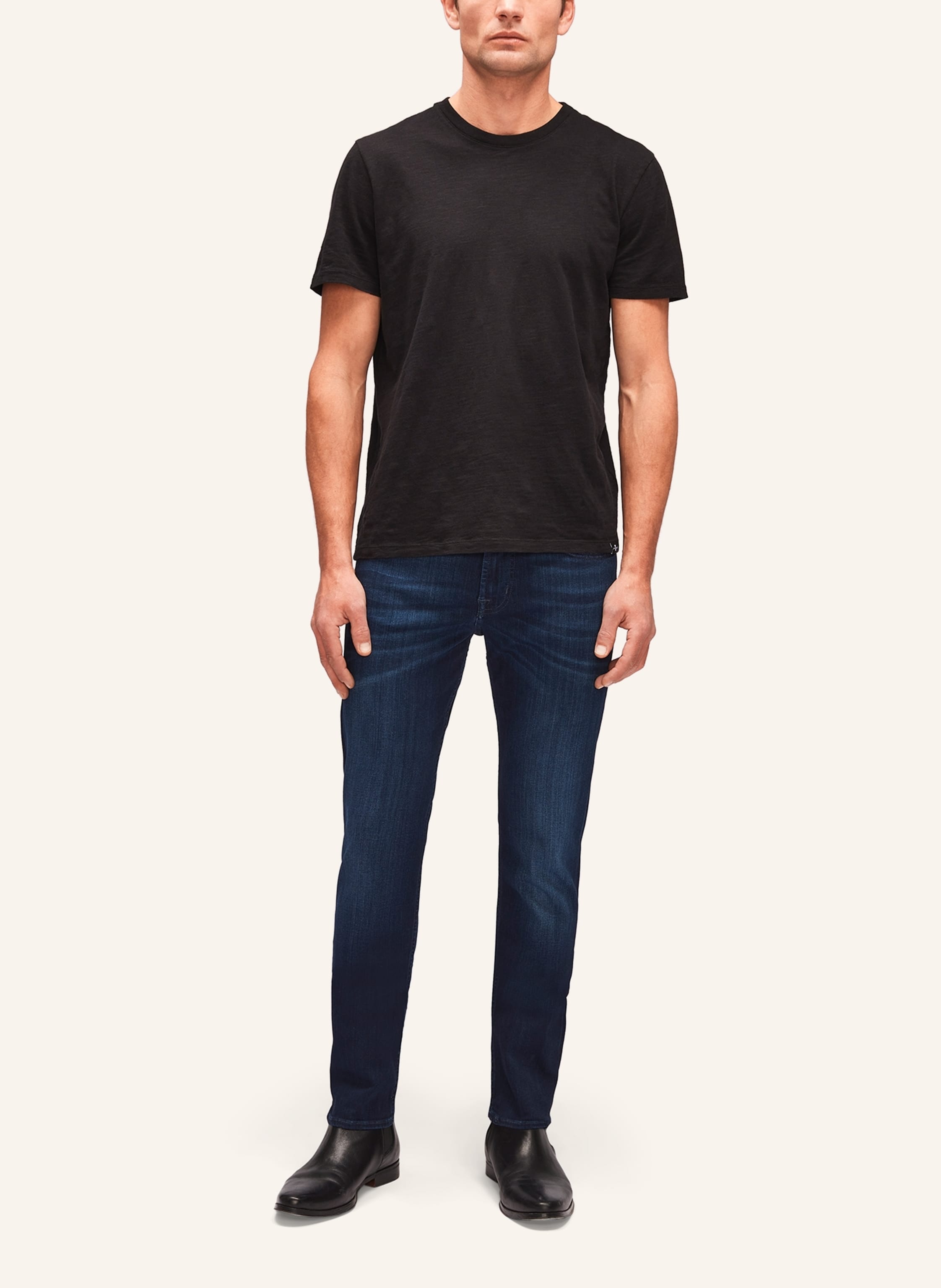 Thumbnail - 7 For All Mankind Jeans Slimmy Slim Fit blau