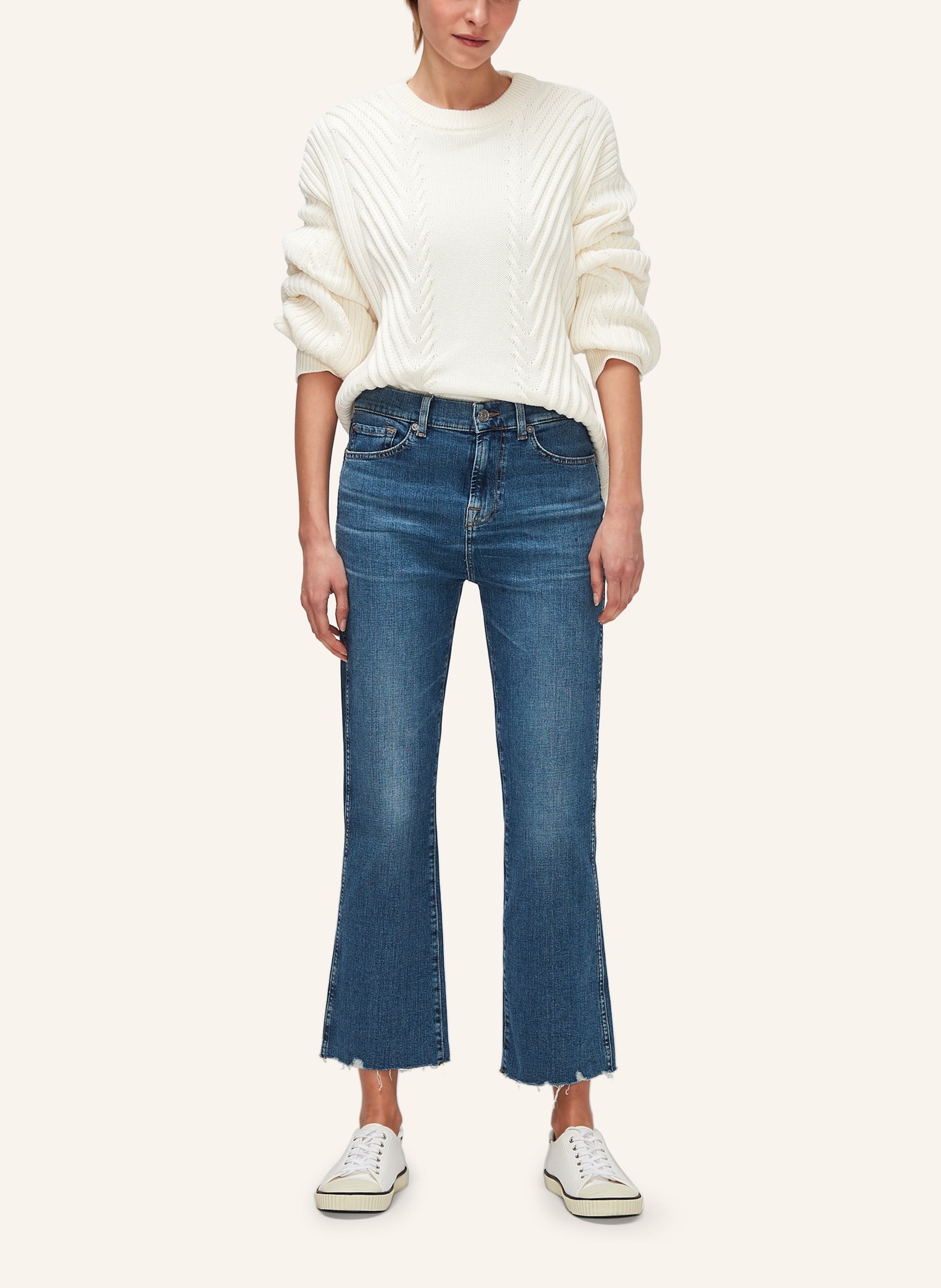 Thumbnail - 7 For All Mankind Jeans Hw Slim Kick Bootcut Fit blau