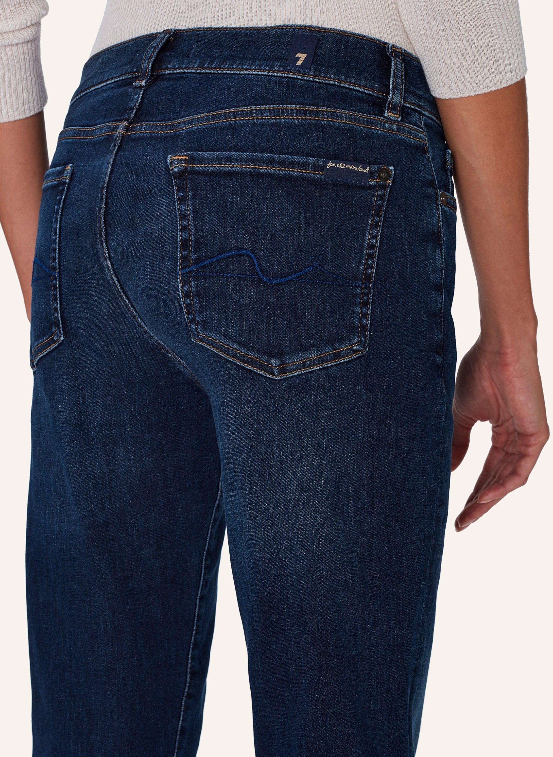 Thumbnail - 7 For All Mankind Jeans Josefina Boyfriend Fit blau