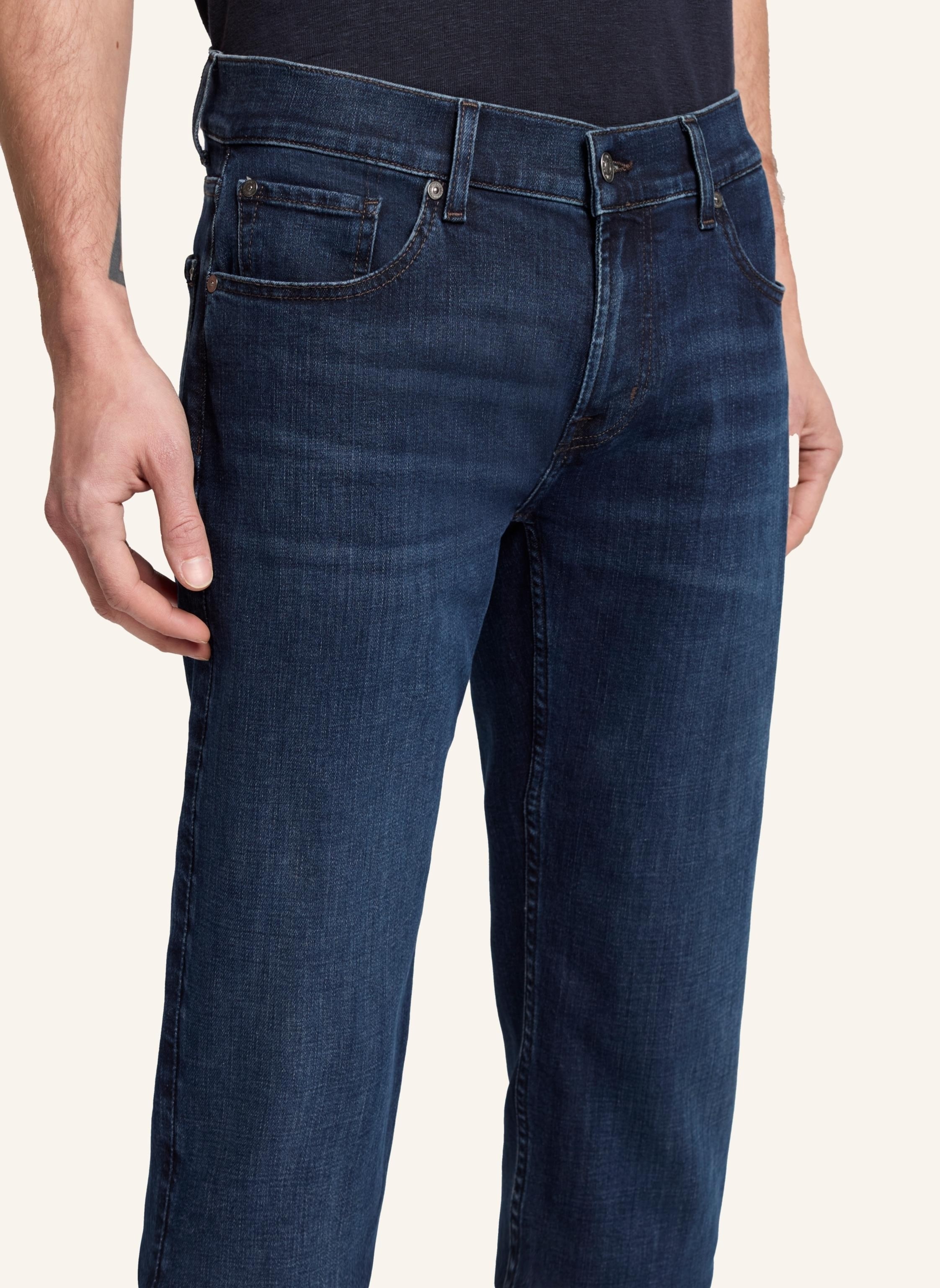 Thumbnail - 7 For All Mankind Jeans Standard Straight Fit blau