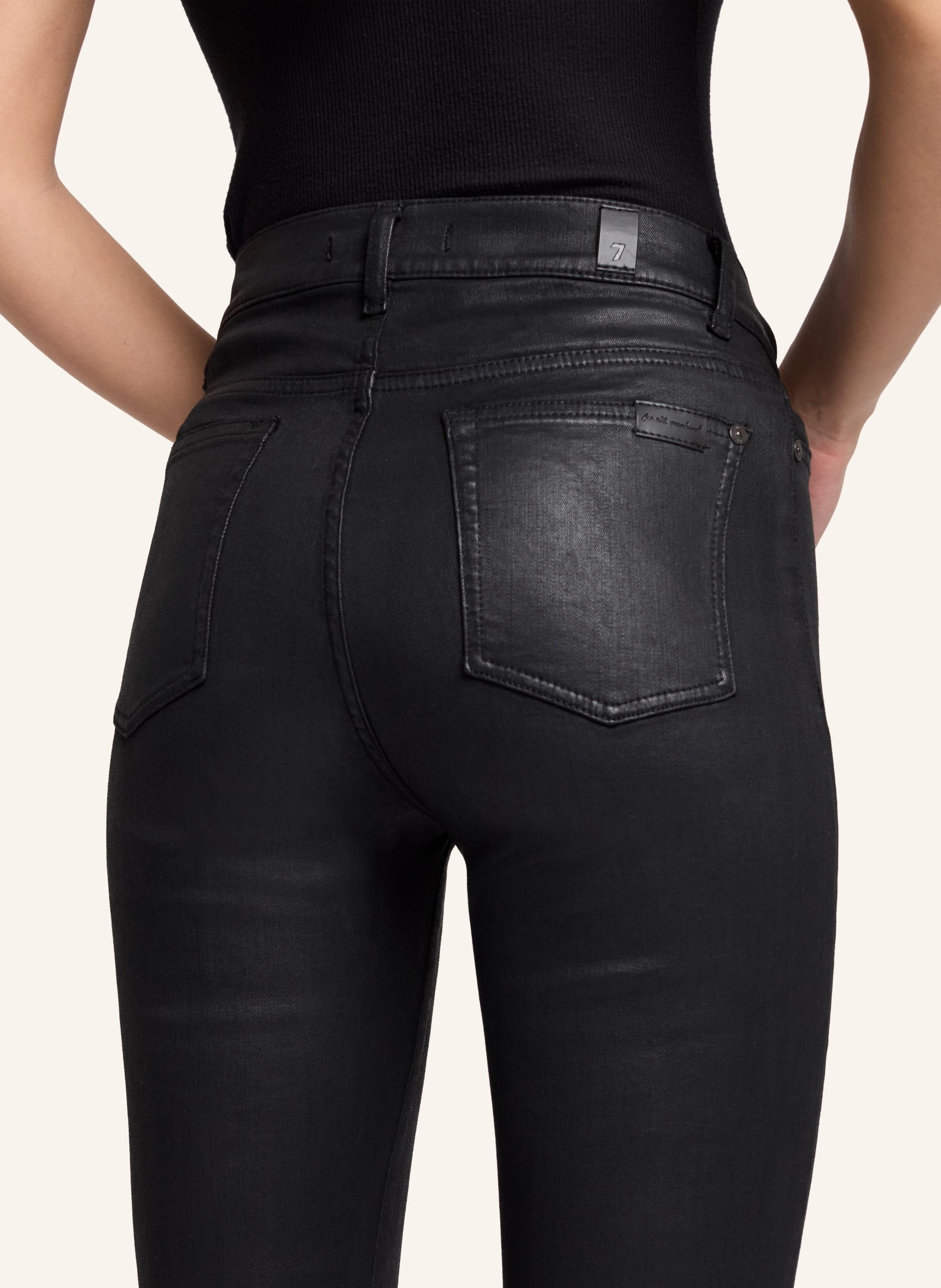 Thumbnail - 7 For All Mankind Jeans Daisy Ankle Boot Bootcut Fit schwarz