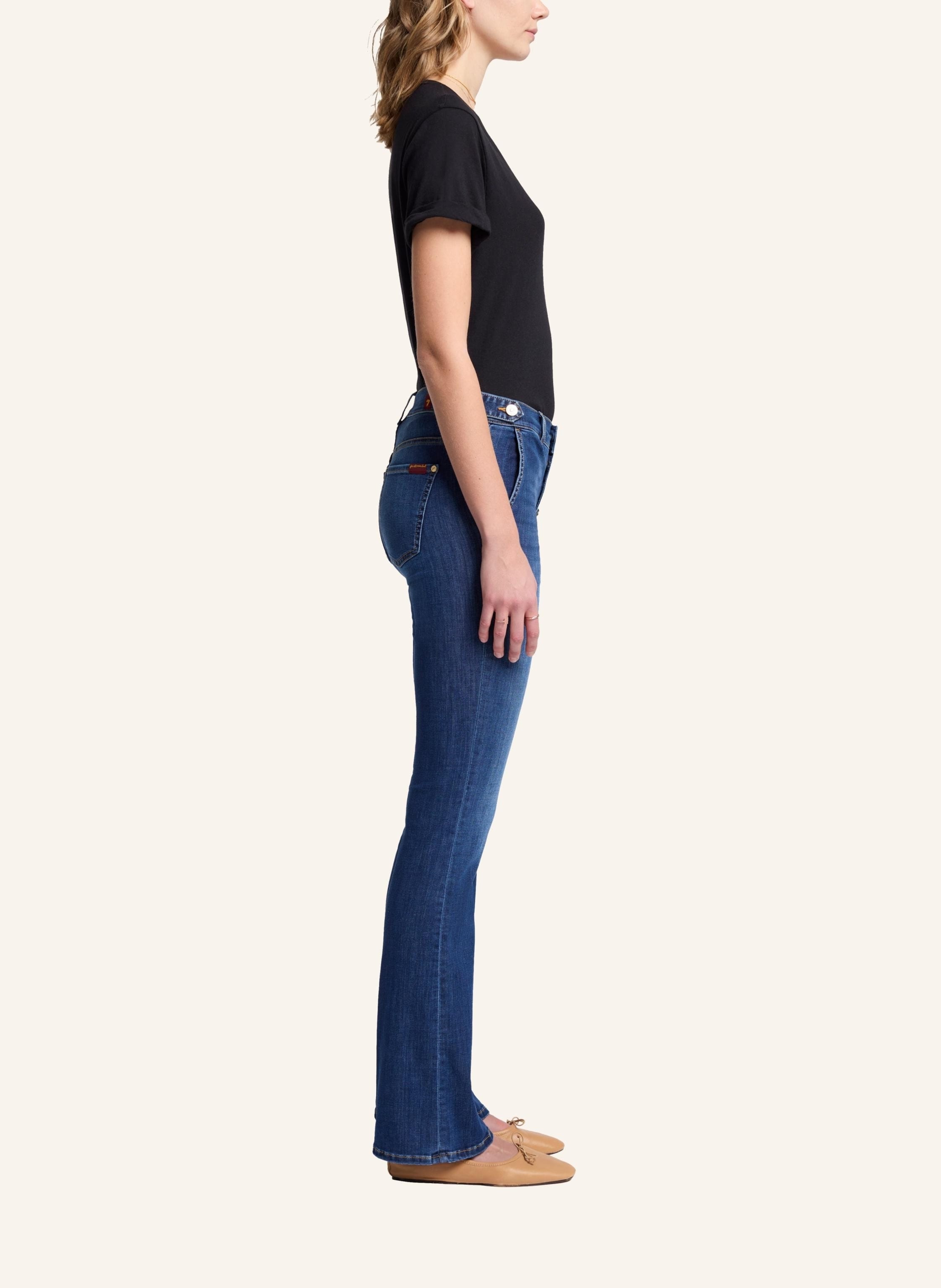 Thumbnail - 7 For All Mankind Jeans Bootcut Bootcut Fit blau
