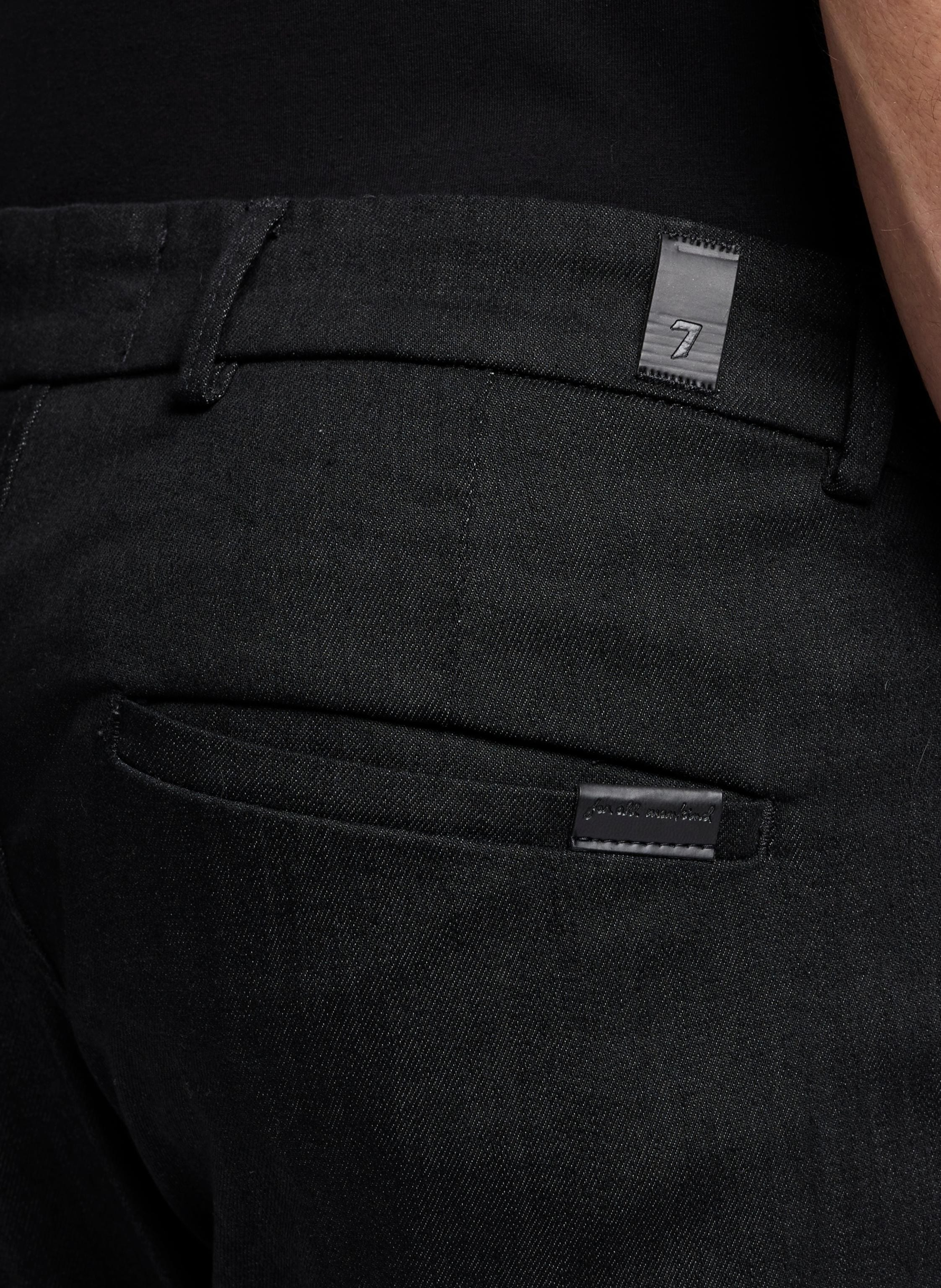 Thumbnail - 7 For All Mankind Jeans Adrien Chino Slim Fit schwarz