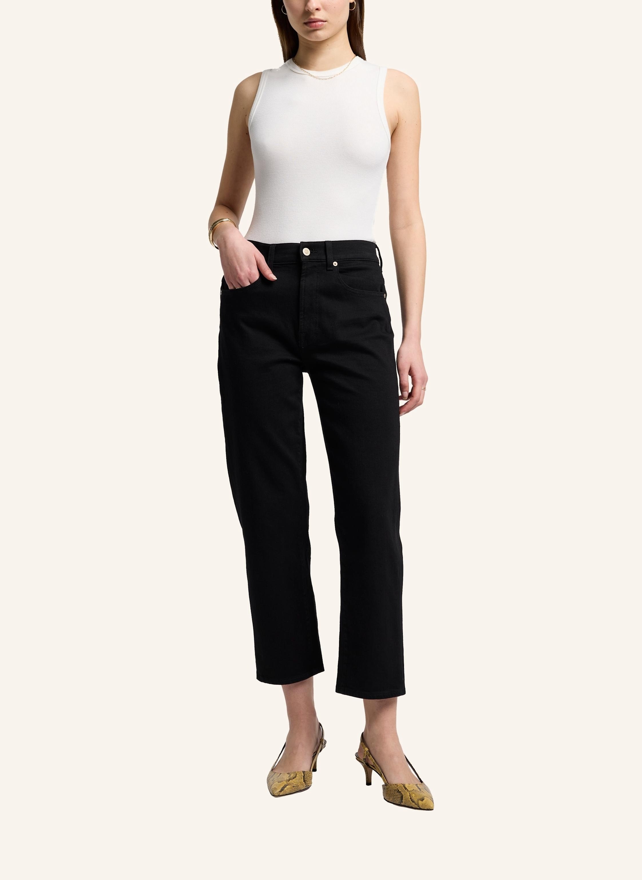 Thumbnail - 7 For All Mankind Jeans The Modern Straight Straight Fit schwarz