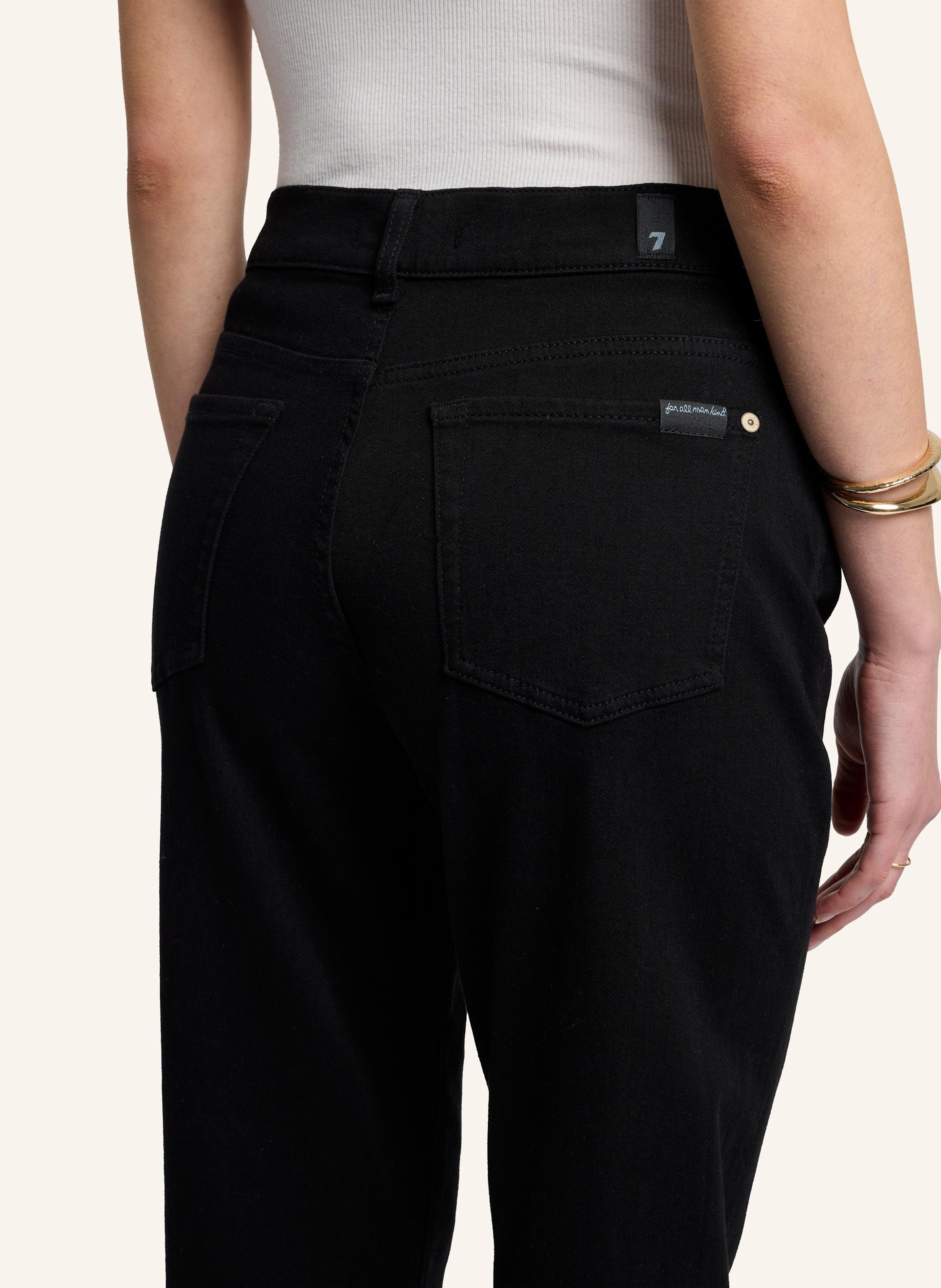 Thumbnail - 7 For All Mankind Jeans The Modern Straight Straight Fit schwarz