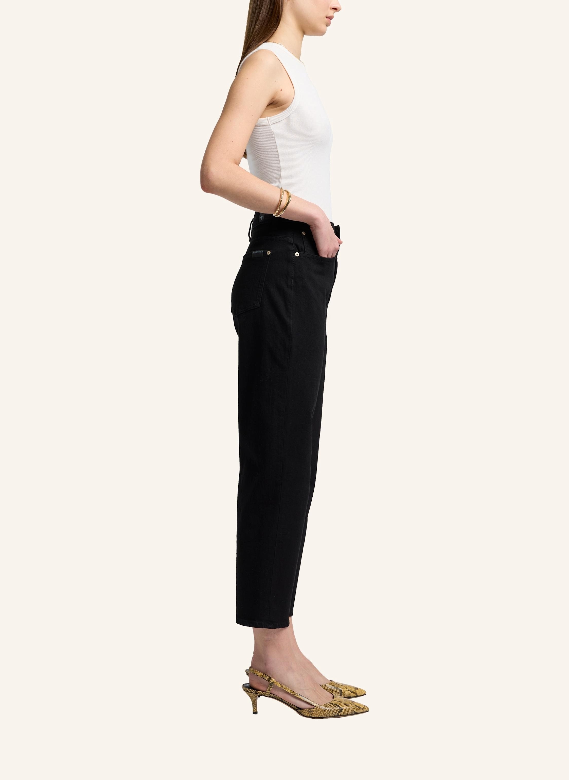 Thumbnail - 7 For All Mankind Jeans The Modern Straight Straight Fit schwarz