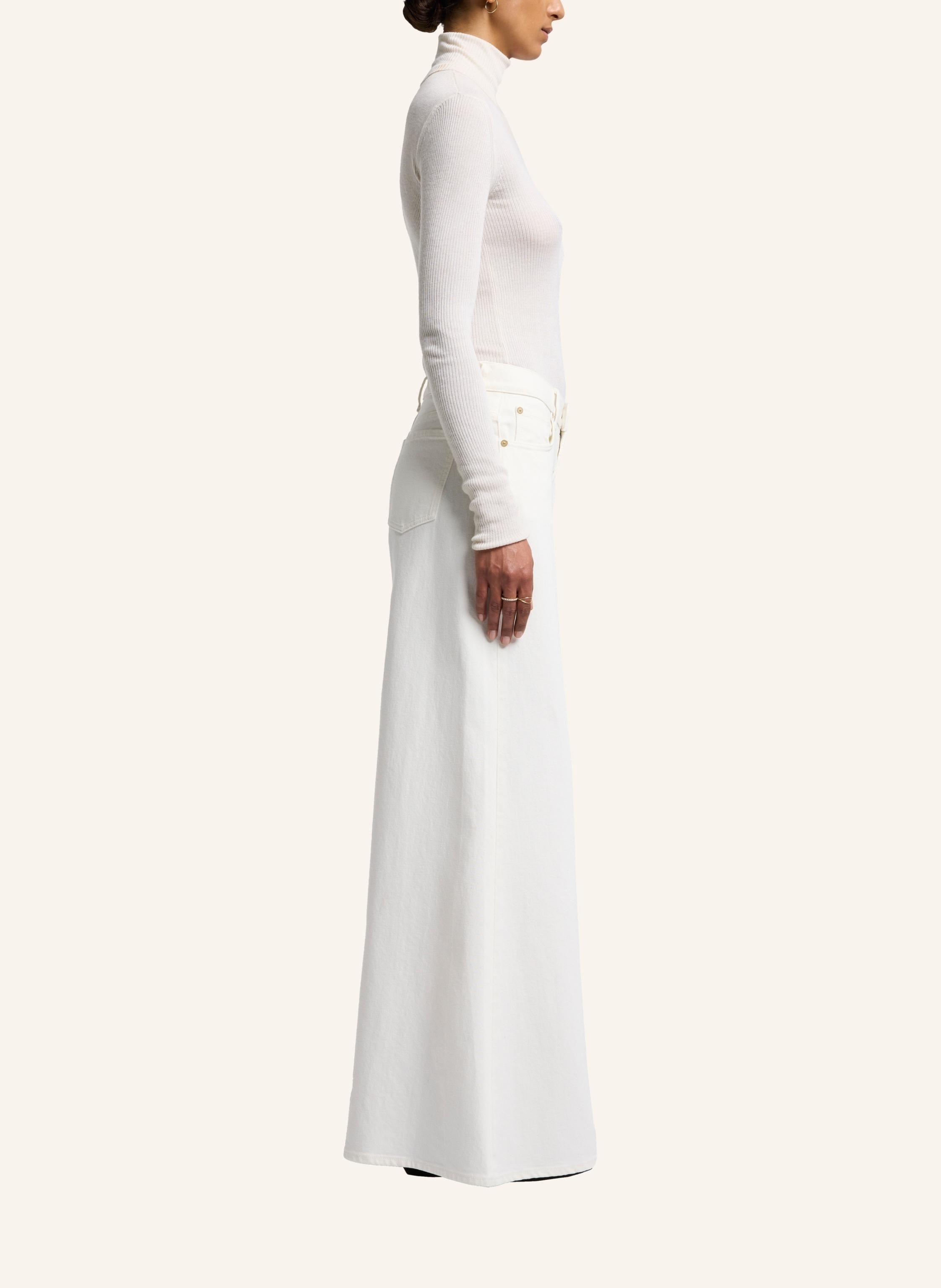 Thumbnail - 7 For All Mankind Jeans Willow Wide Wide Leg Fit weiss