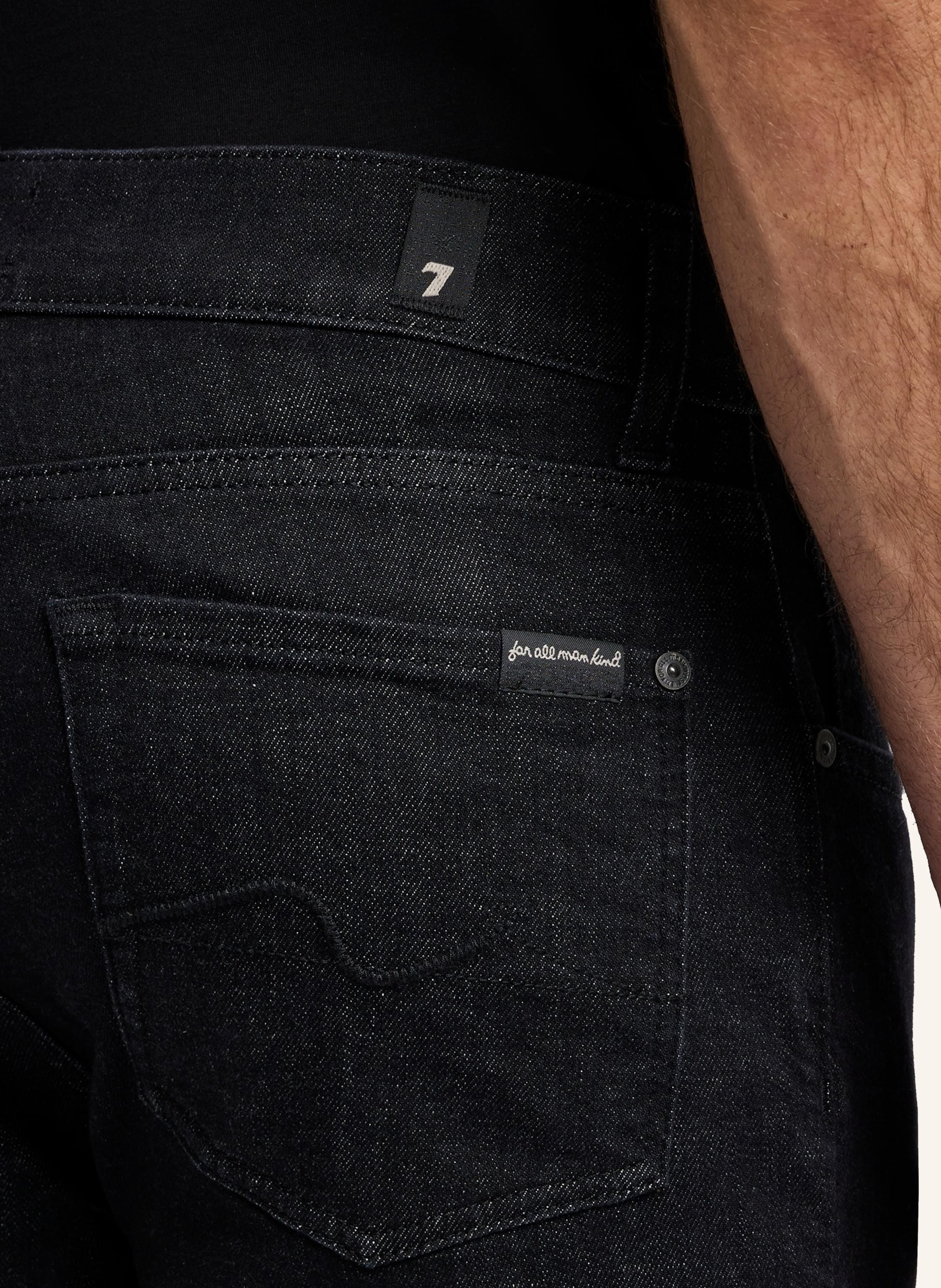 Thumbnail - 7 For All Mankind Jeans Slimmy Tapered Slim Fit schwarz