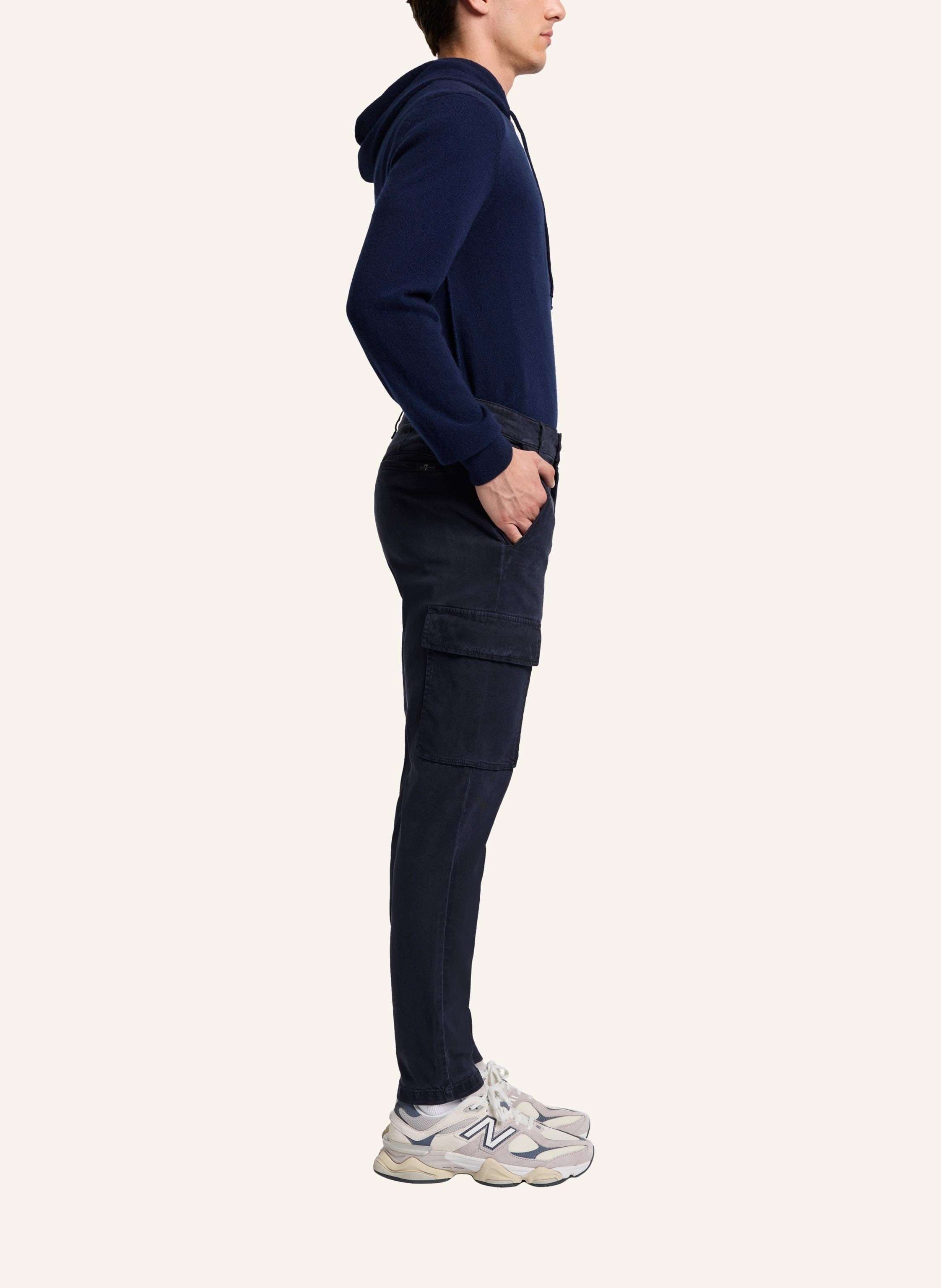 Thumbnail - 7 For All Mankind Pants Cargo Chino Cargo Fit blau