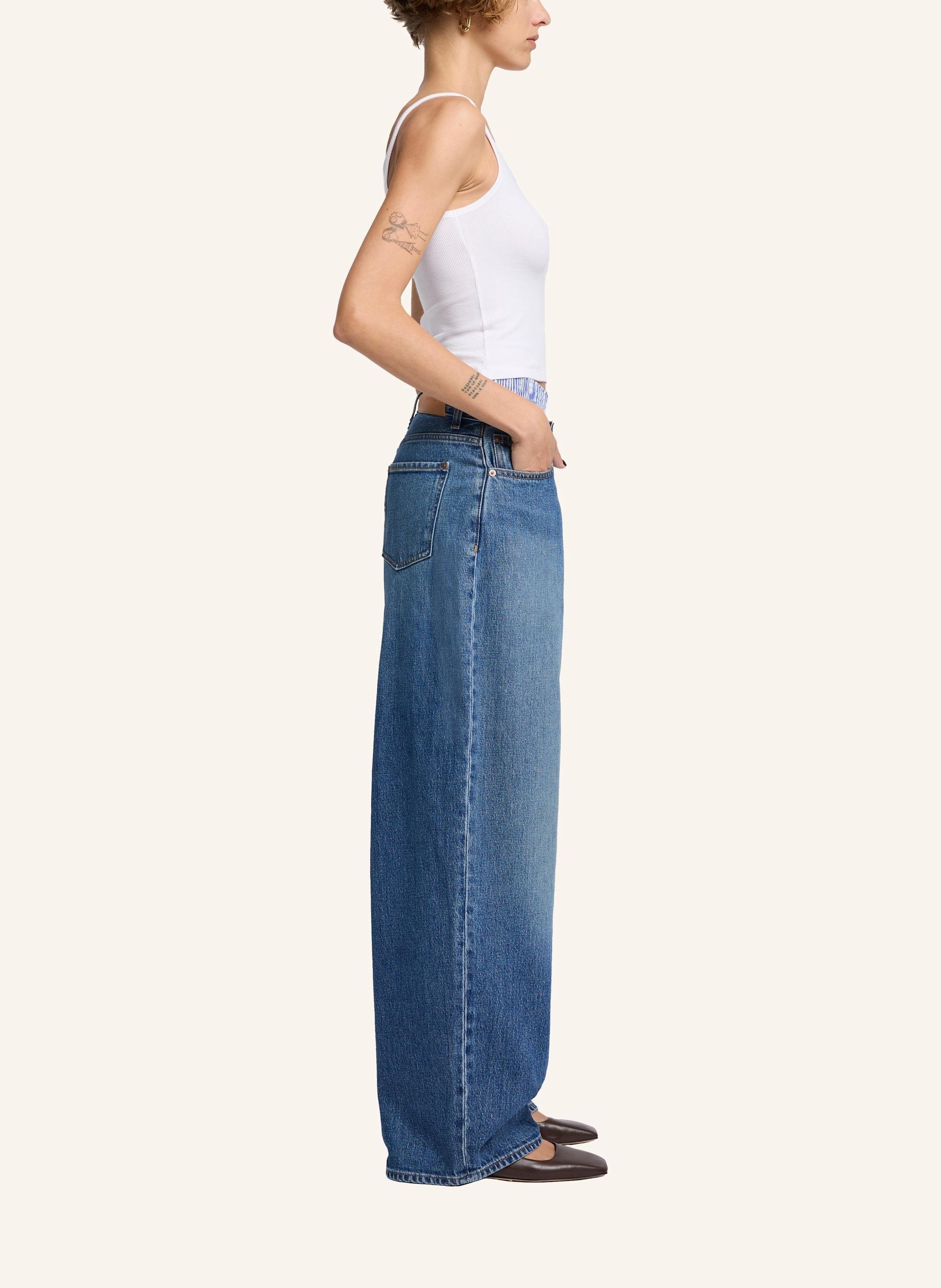 Thumbnail - 7 For All Mankind Jeans Baggy Wide Leg Fit blau
