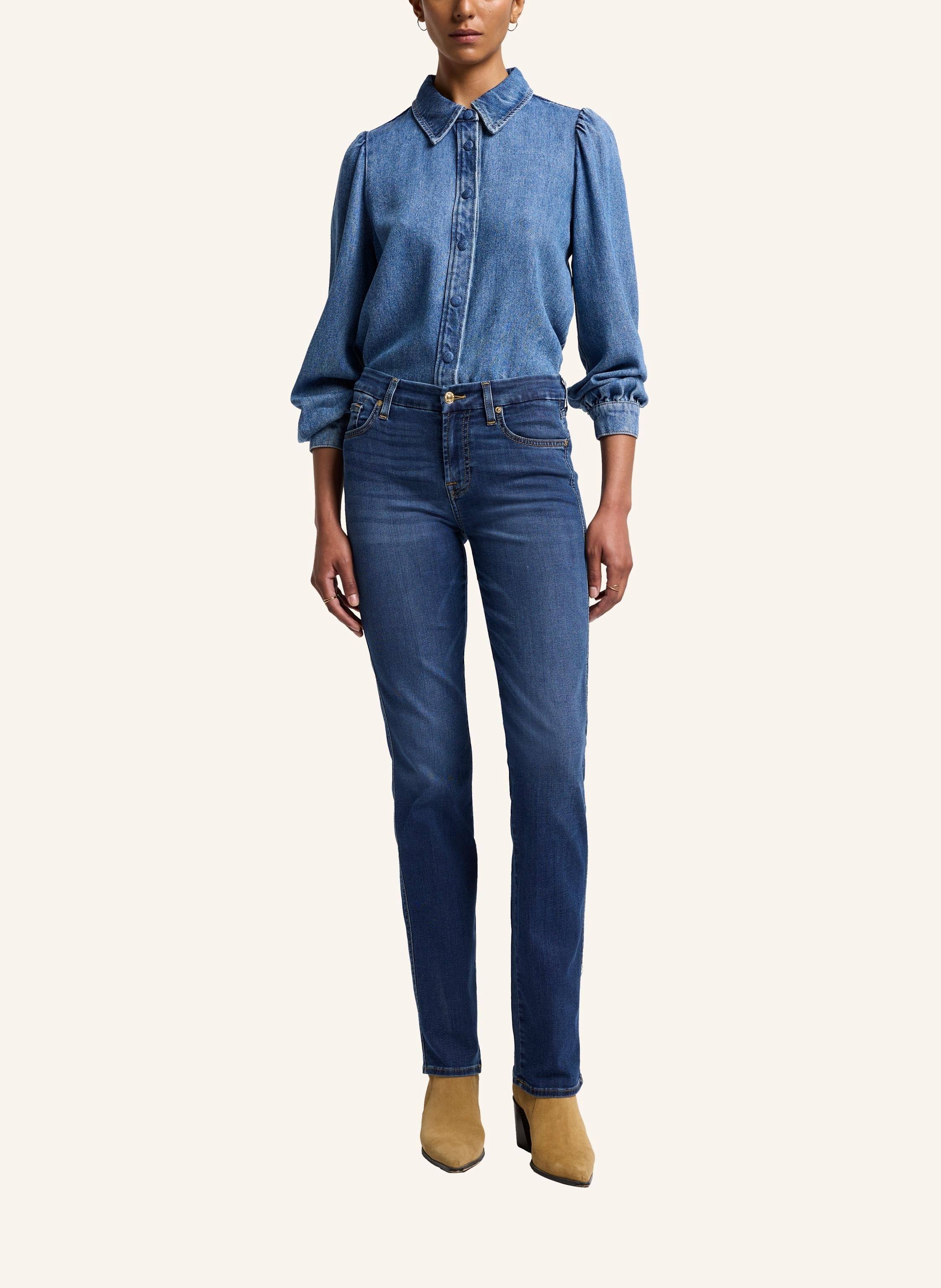 Thumbnail - 7 For All Mankind Straight Jeans Kimmie blau