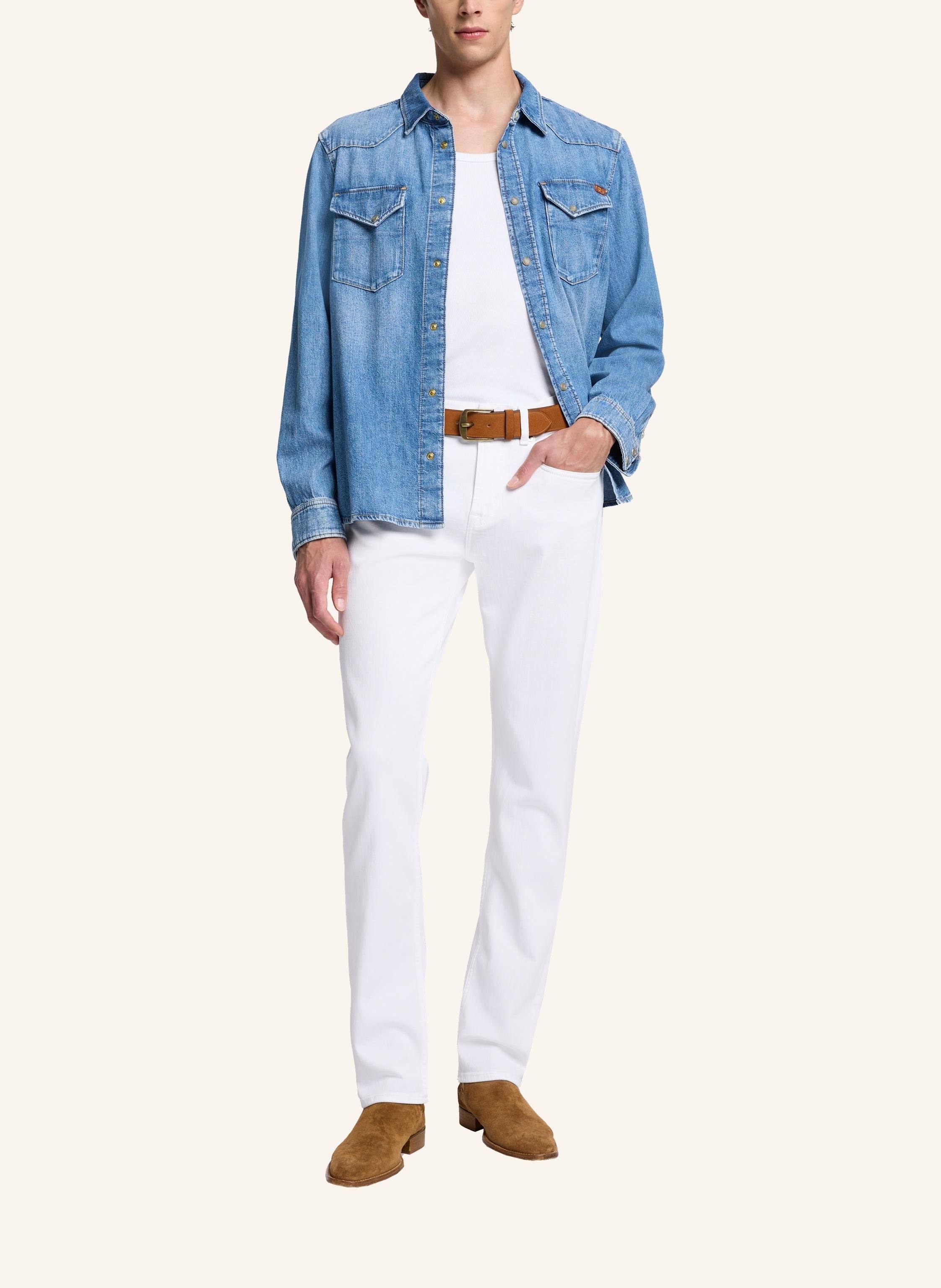 Thumbnail - 7 For All Mankind Jeans The Straight Straight Fit weiss