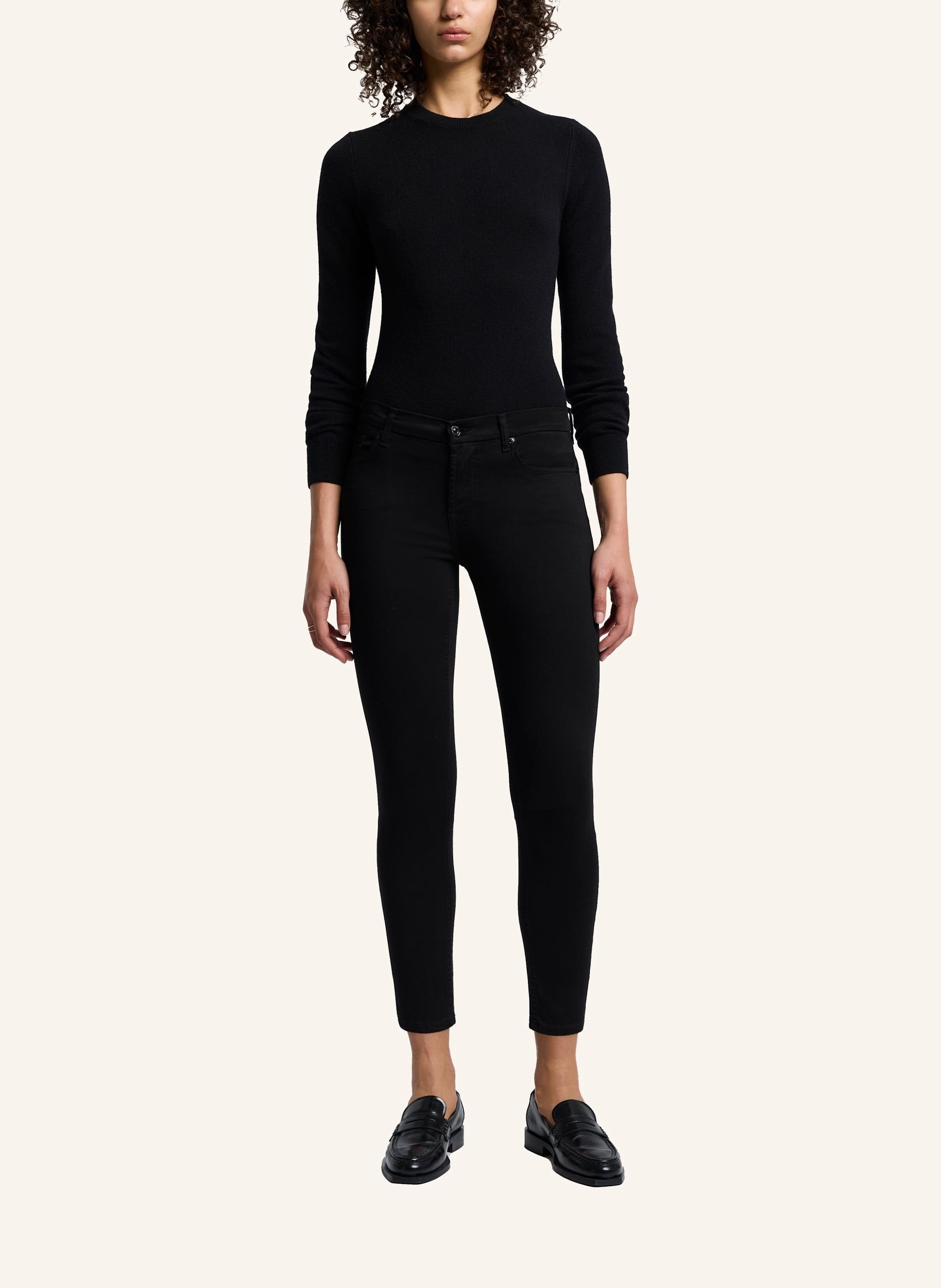 Thumbnail - 7 For All Mankind 7/8-Jeans schwarz