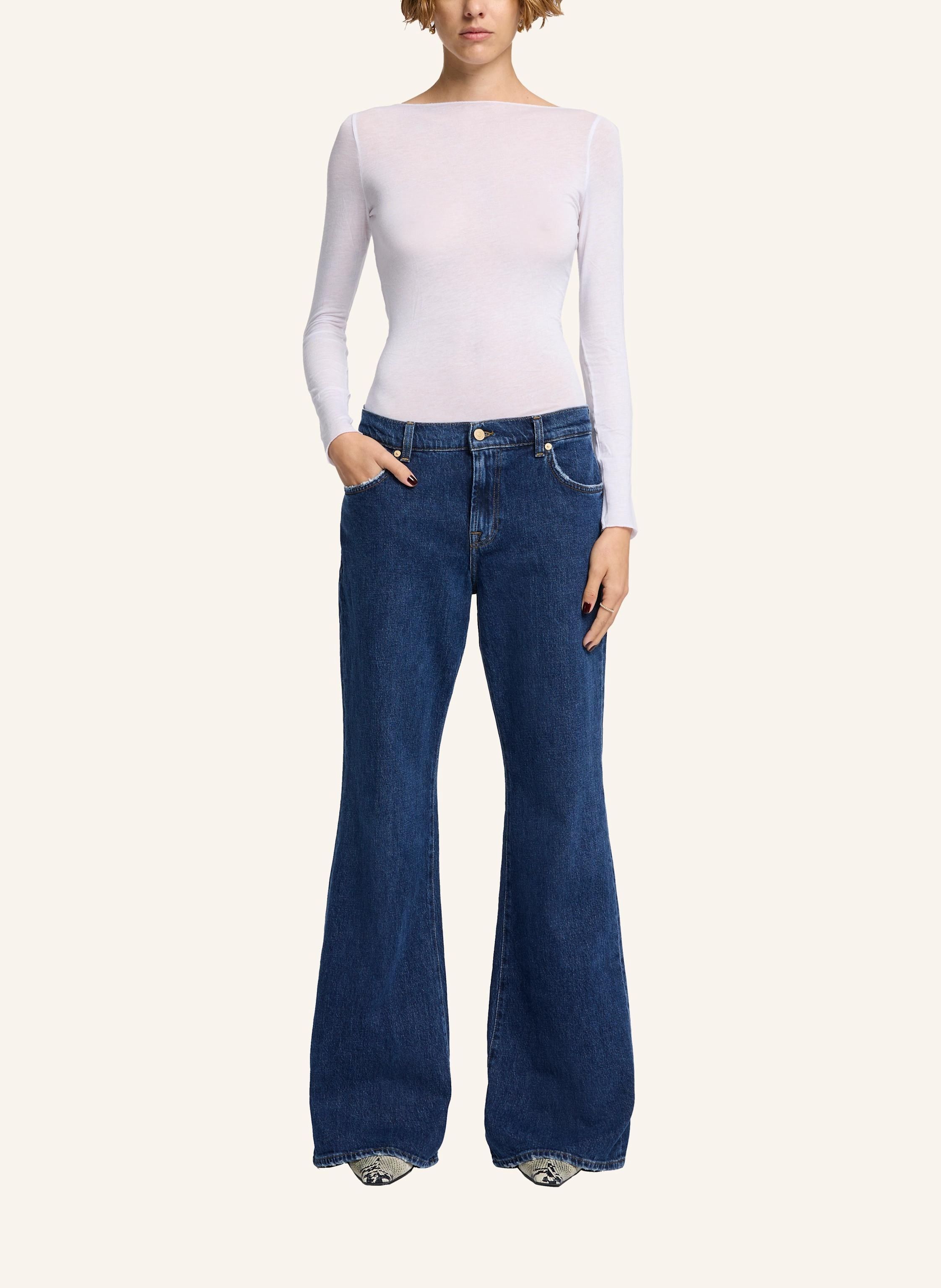 Thumbnail - 7 For All Mankind Jeans Spencer Flare Flare Fit blau