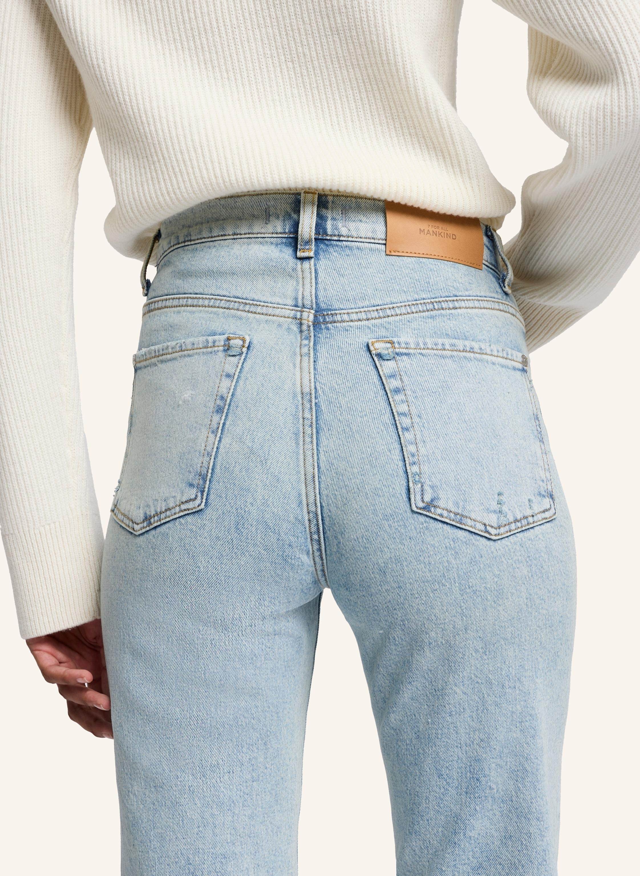 Thumbnail - 7 For All Mankind Jeans Logan Stovepipe Straight Fit blau