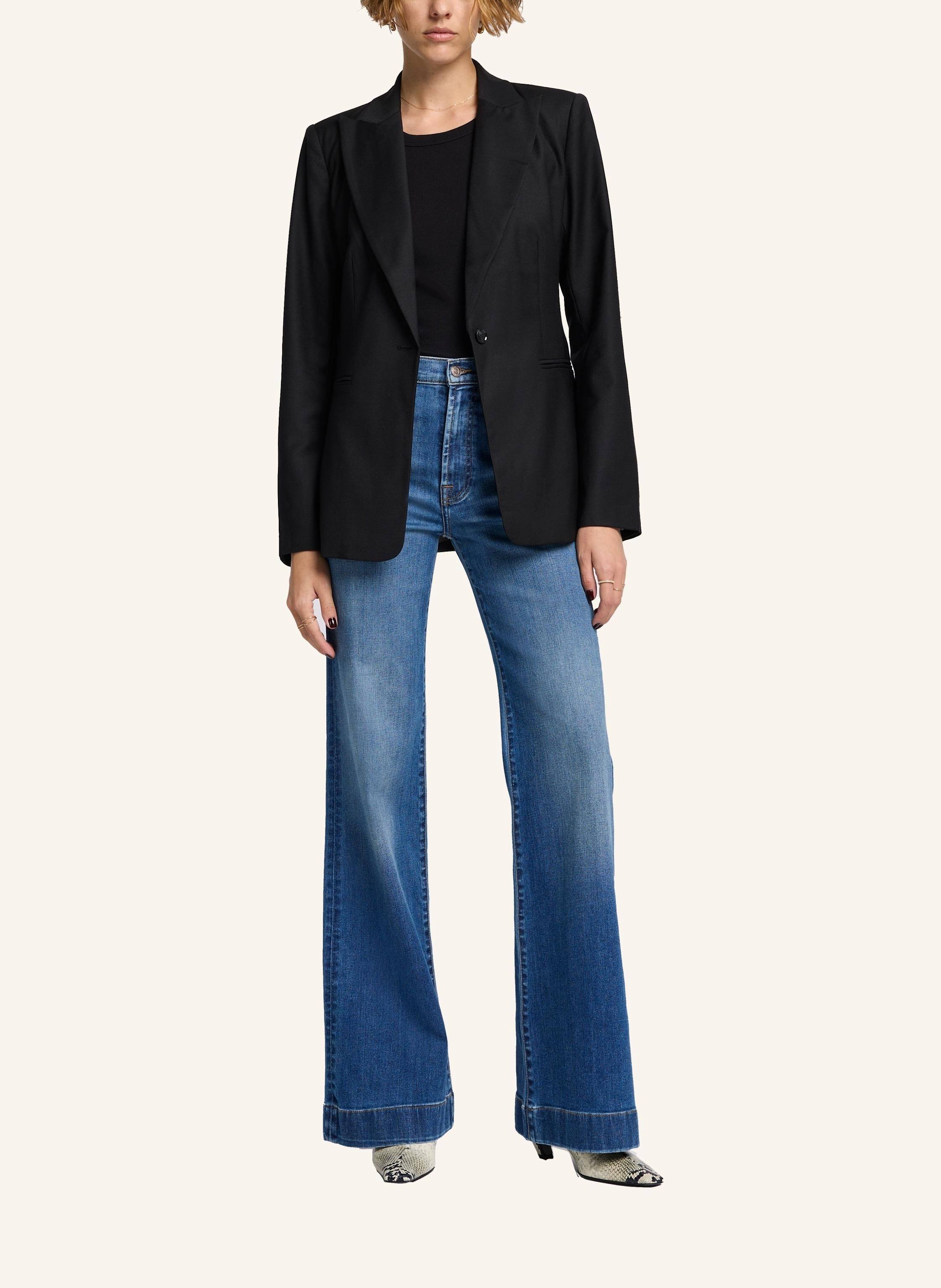 Thumbnail - 7 For All Mankind Jeans Modern Dojo Flare Fit blau