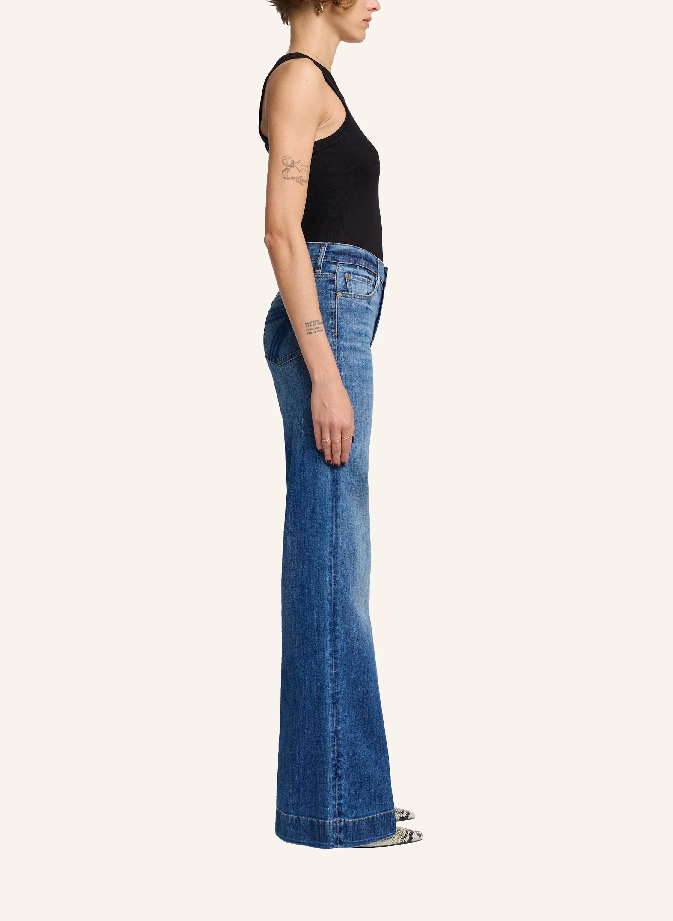 Thumbnail - 7 For All Mankind Jeans Modern Dojo Flare Fit blau