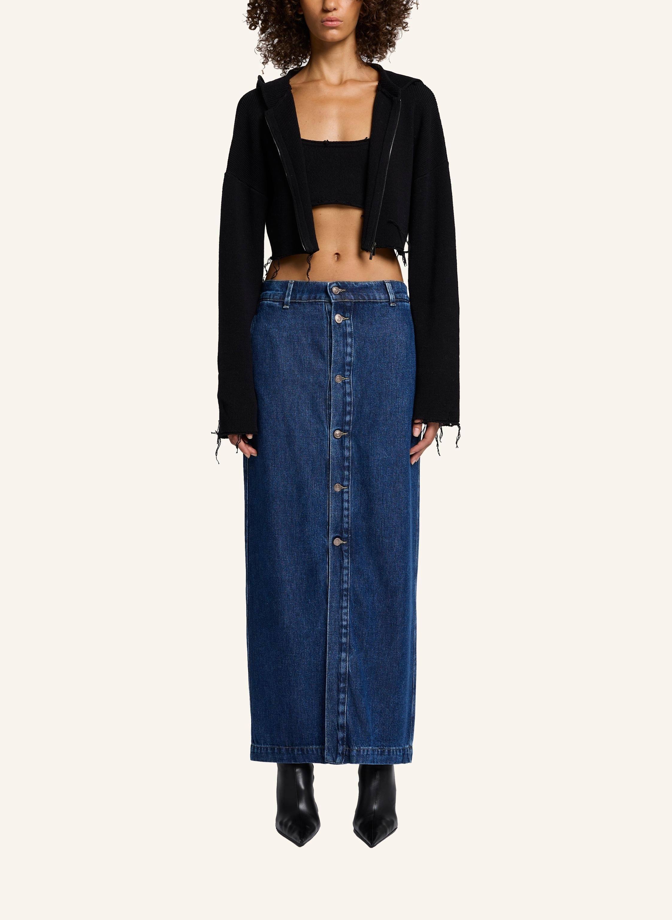 Thumbnail - 7 For All Mankind Amie Skirt Jeansrock blau