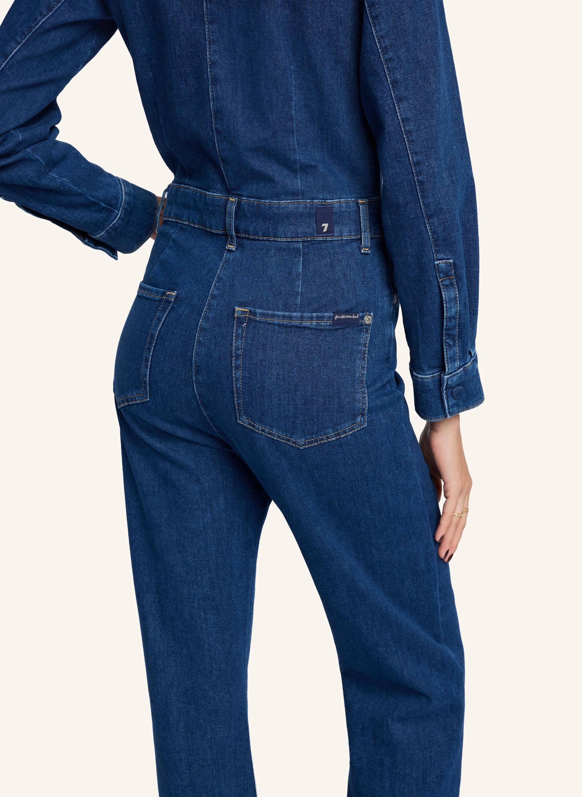 Thumbnail - 7 For All Mankind Luxe Jumpsuit Jumpsuit blau