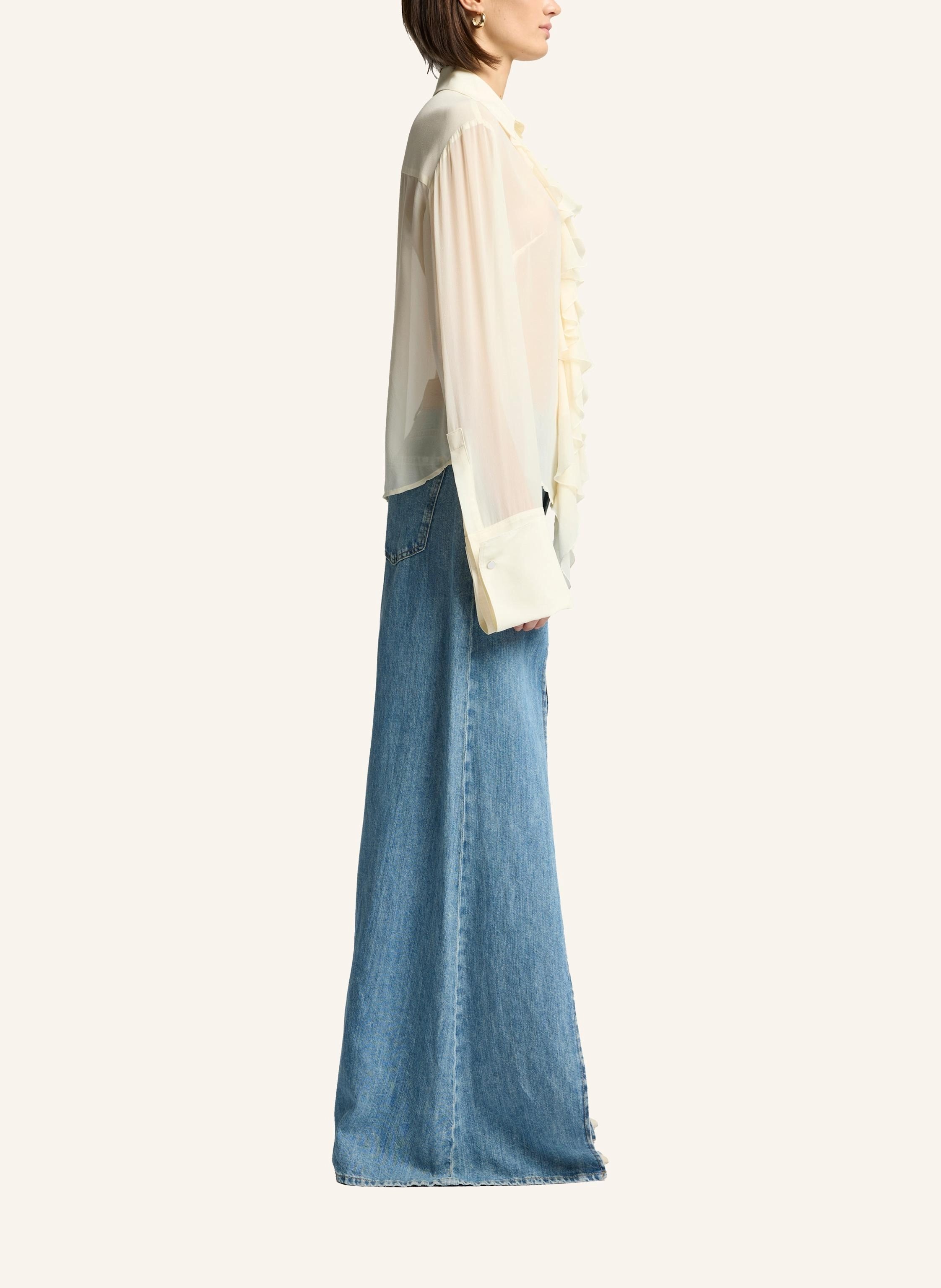 Thumbnail - 7 For All Mankind Ruffle Shirt weiss