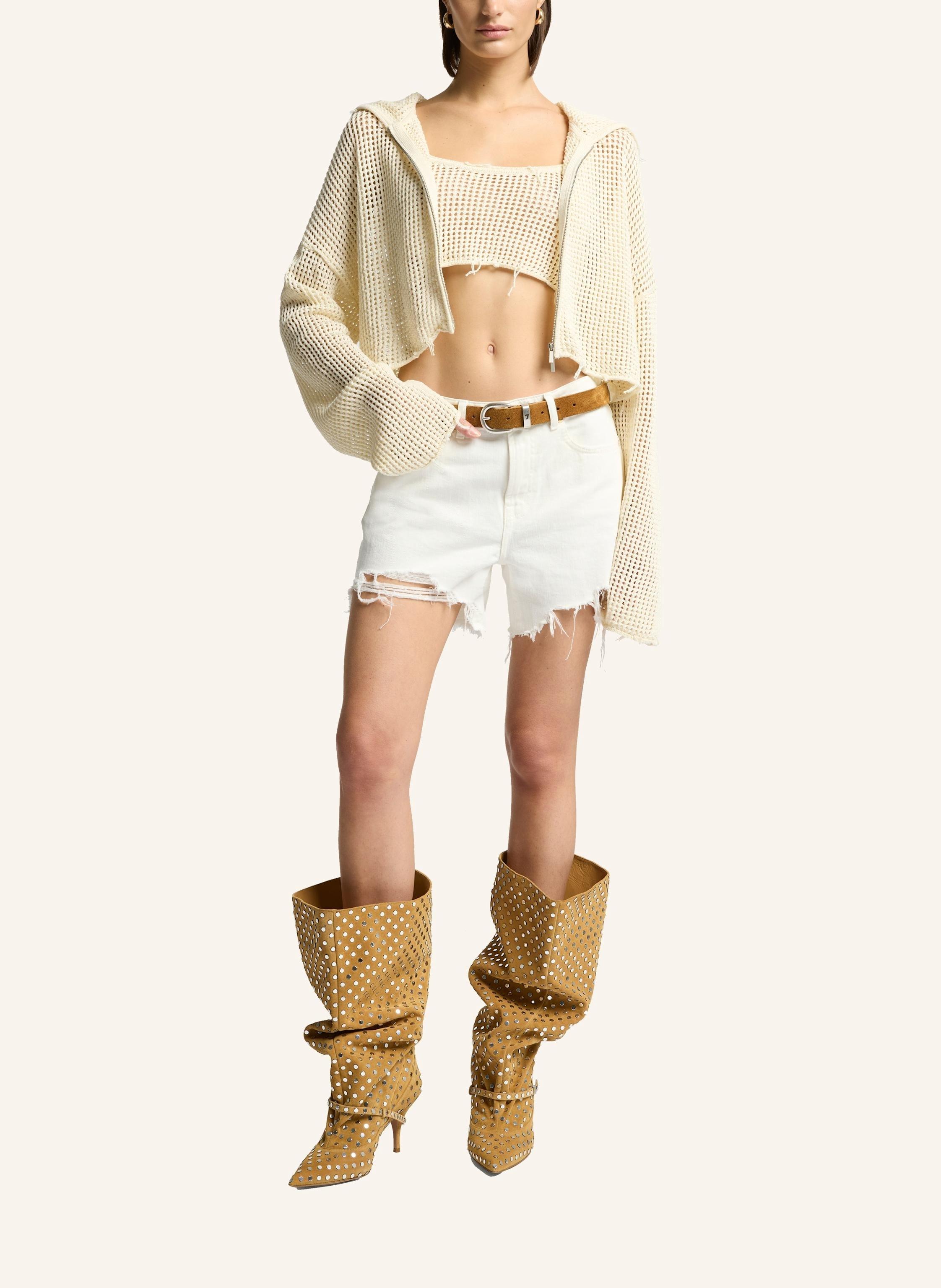 Thumbnail - 7 For All Mankind Cropped Tank Top weiss