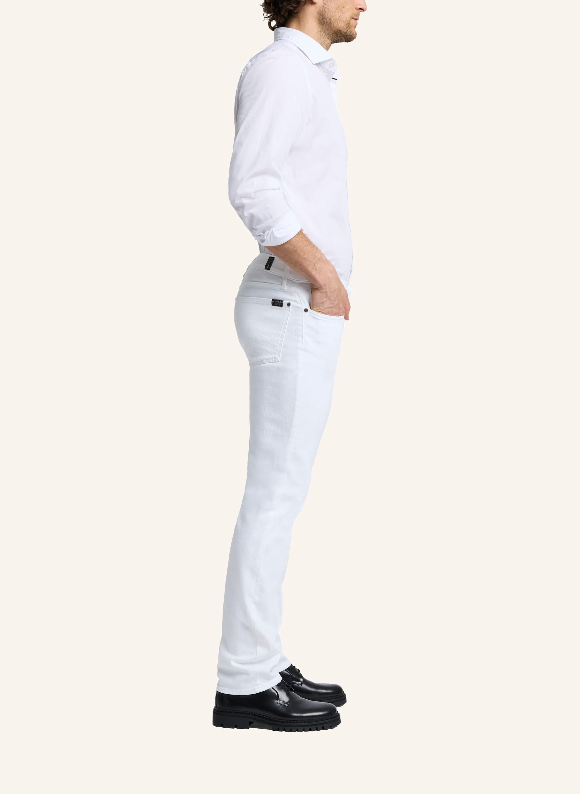 Thumbnail - 7 For All Mankind Jeans Slimmy Slim Fit weiss