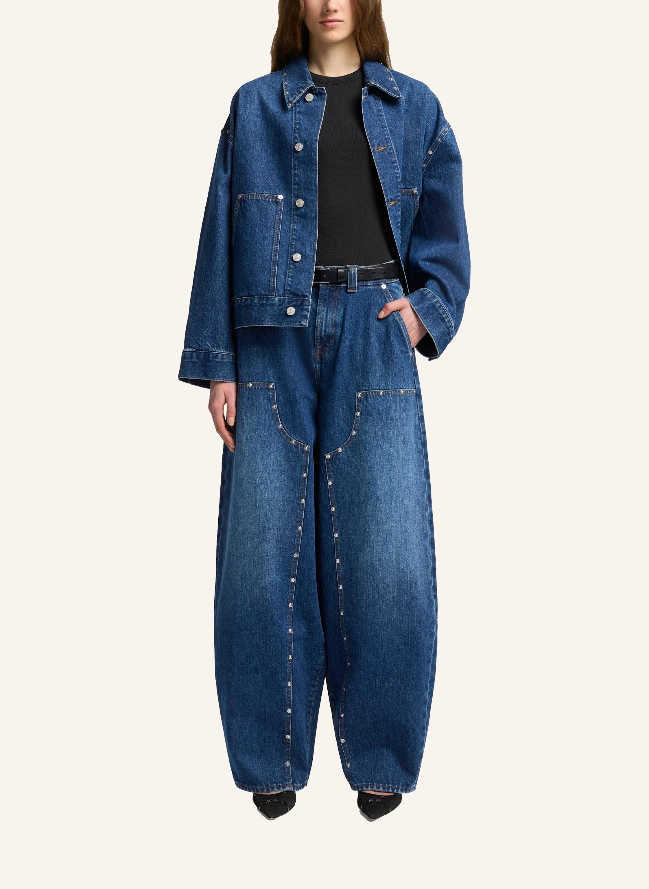 Thumbnail - 7 For All Mankind Jeans Balloon Wide Leg Fit blau