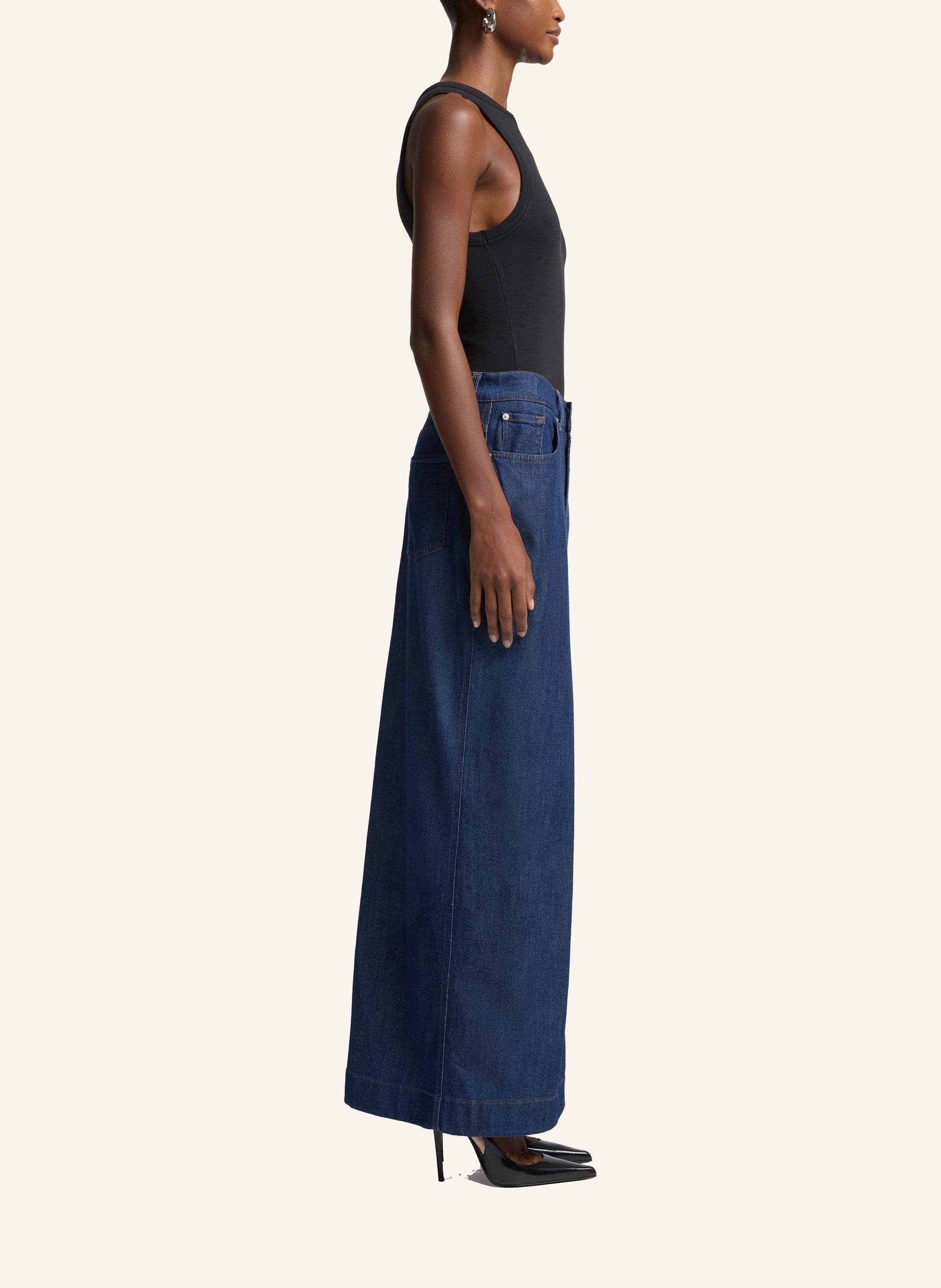 Thumbnail - 7 For All Mankind Skirt Long blau
