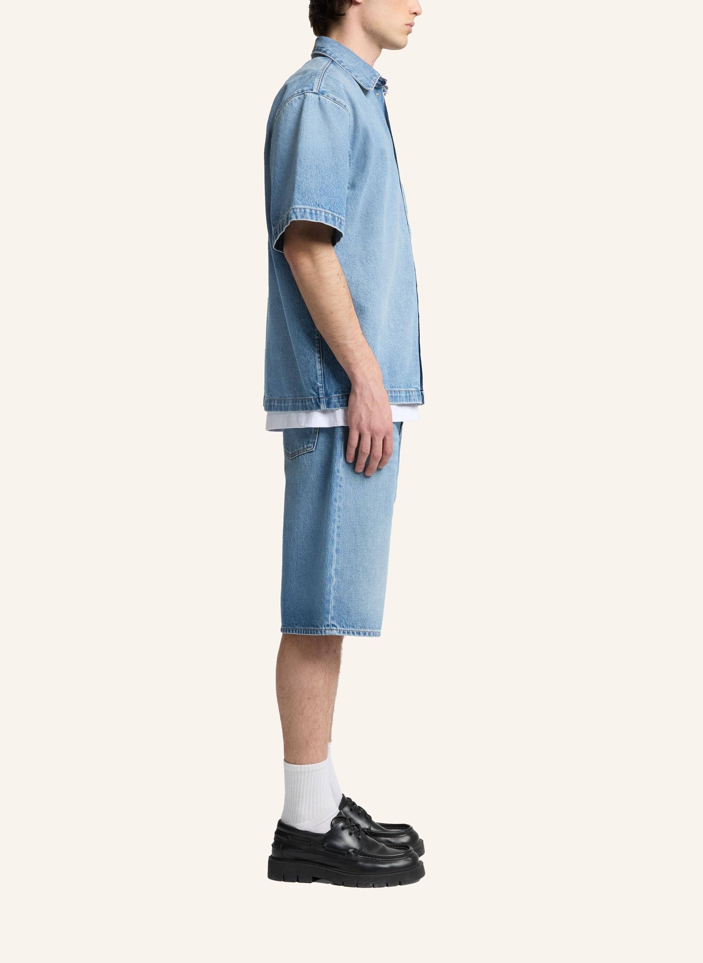 Thumbnail - 7 For All Mankind Shirt Over Camp blau