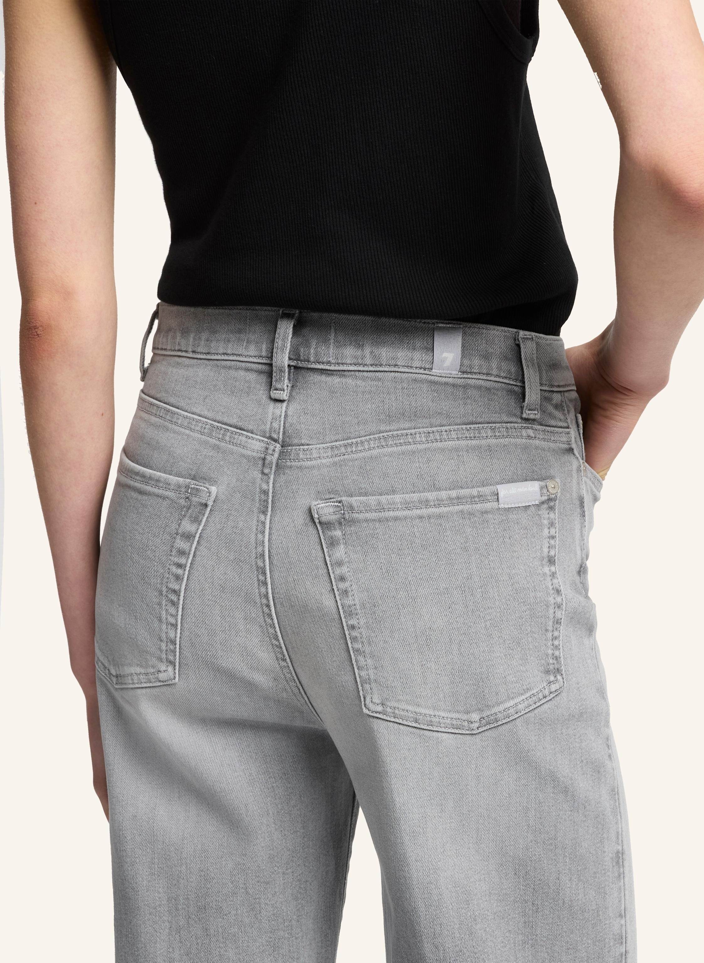 Thumbnail - 7 For All Mankind Jeans Ultra High Rise Jo Wide Leg Fit grau