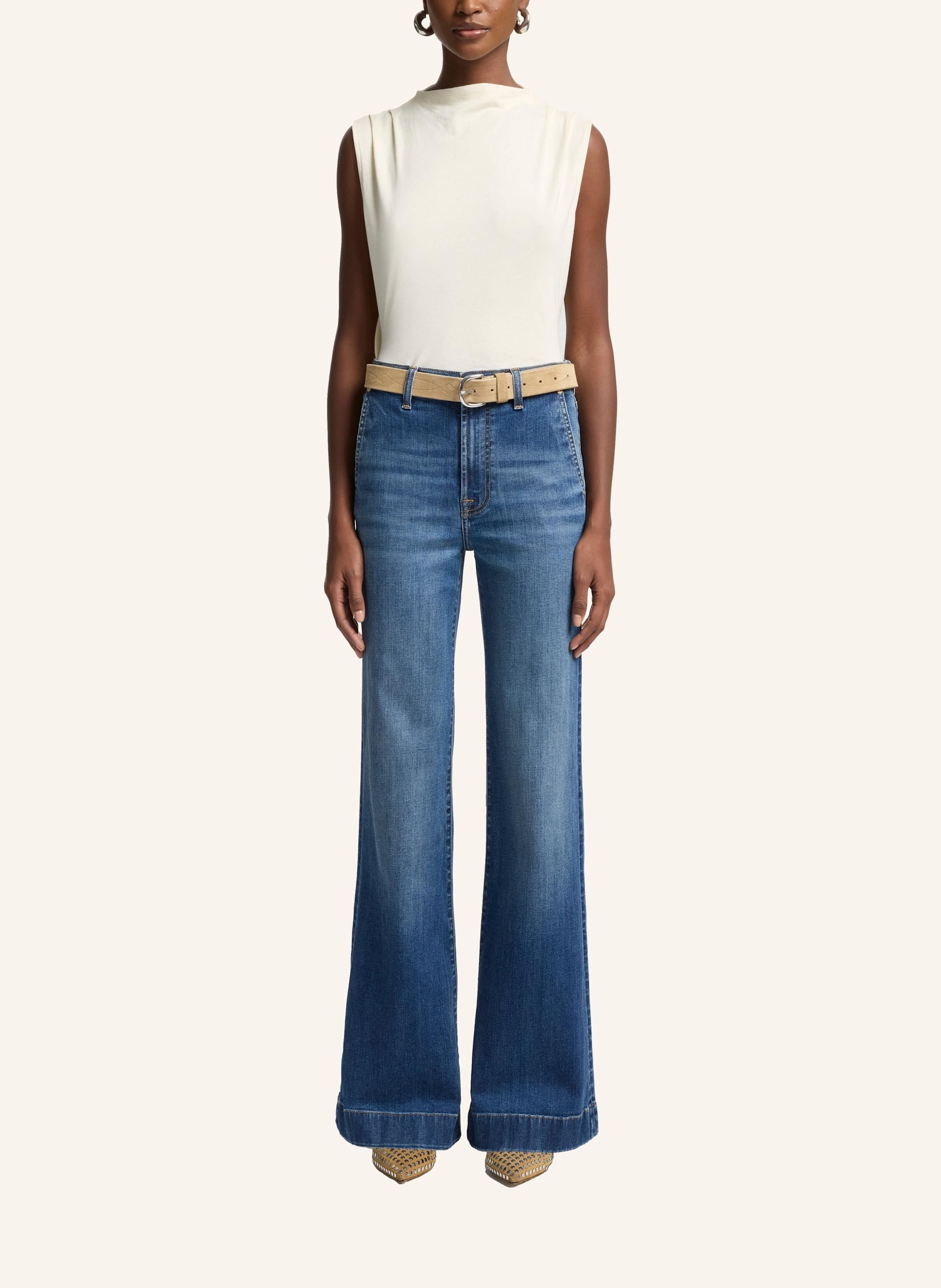 Thumbnail - 7 For All Mankind Pants Modern Dojo Flare Fit blau