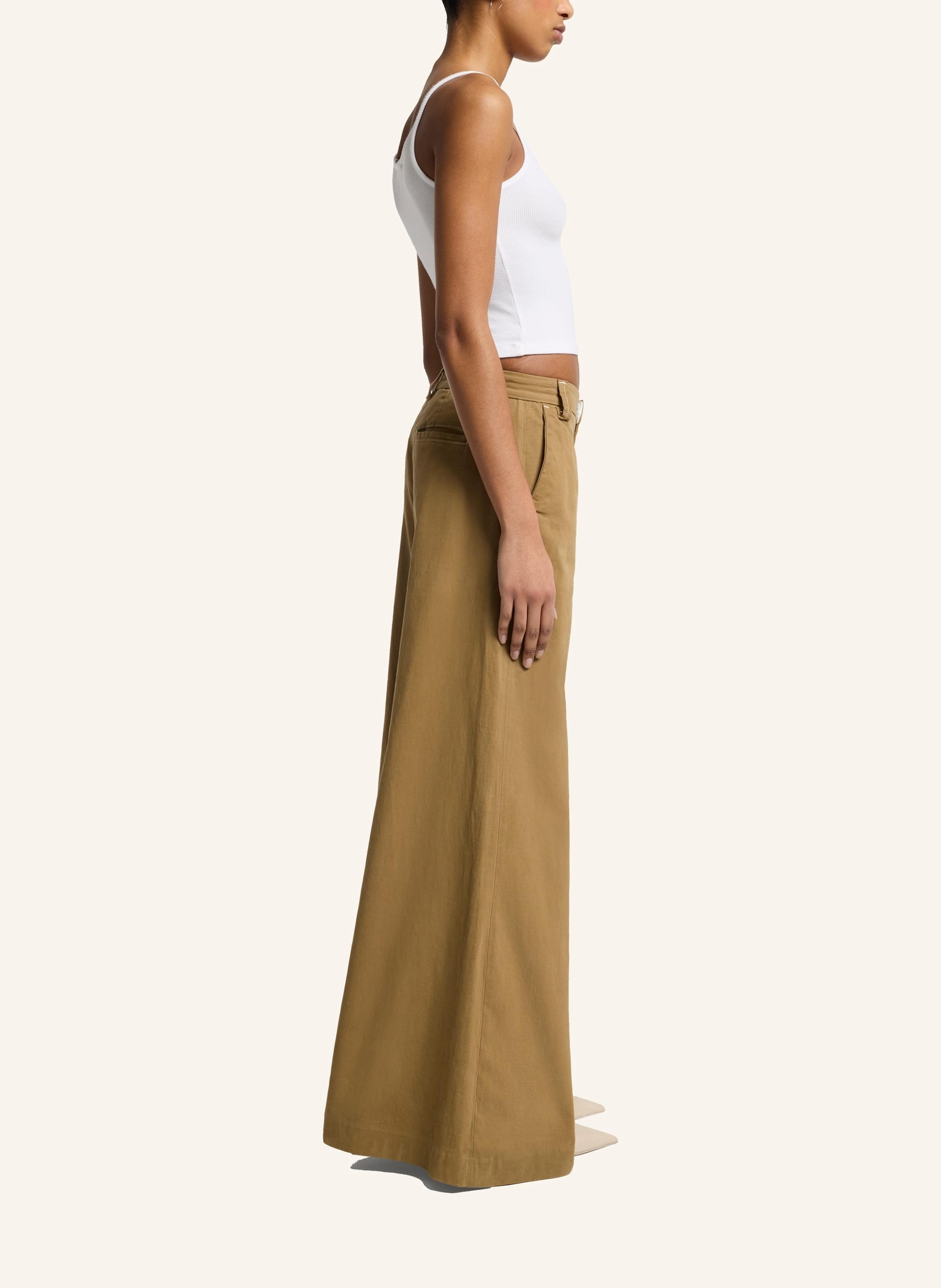 Thumbnail - 7 For All Mankind Pants Willow Wide Leg Fit beige