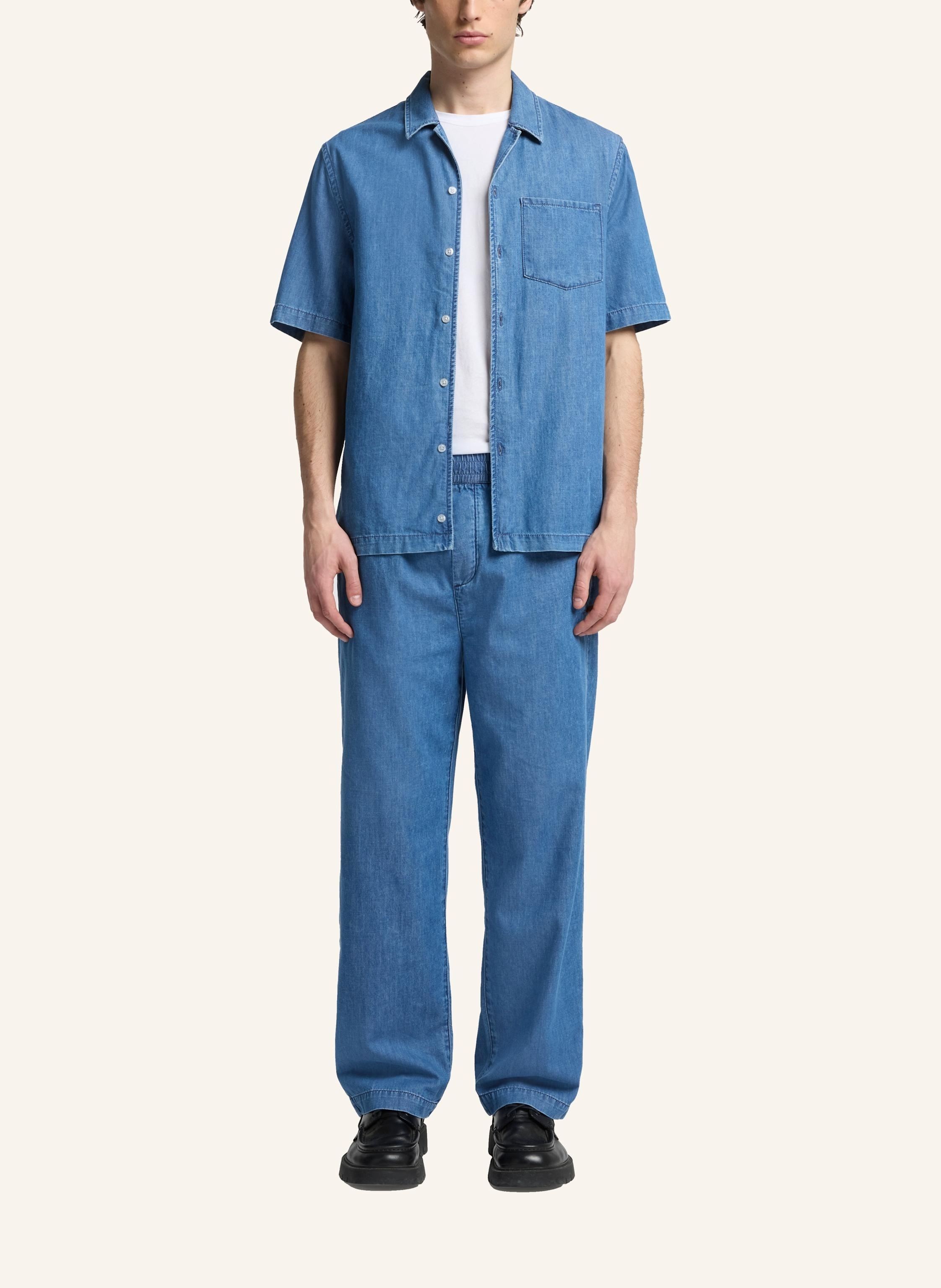 Thumbnail - 7 For All Mankind Jeanshemd Regular Fit blau