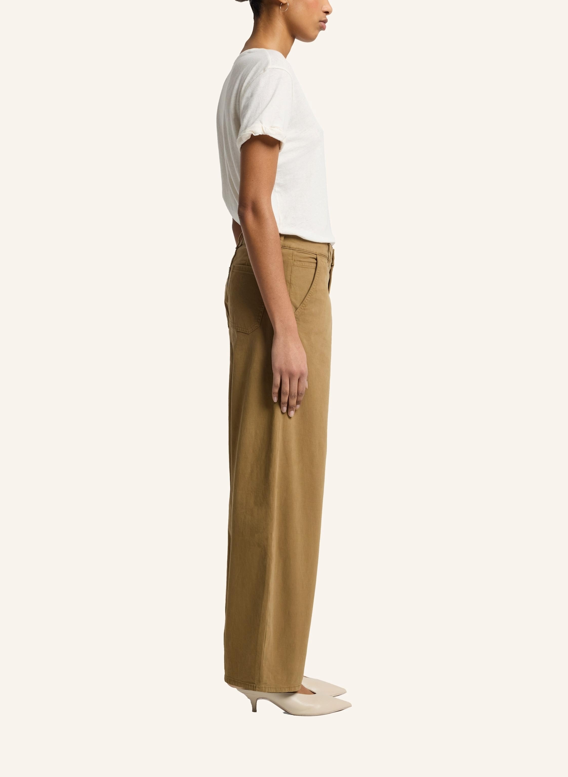 Thumbnail - 7 For All Mankind Pants Bonnie Wide Leg Fit beige