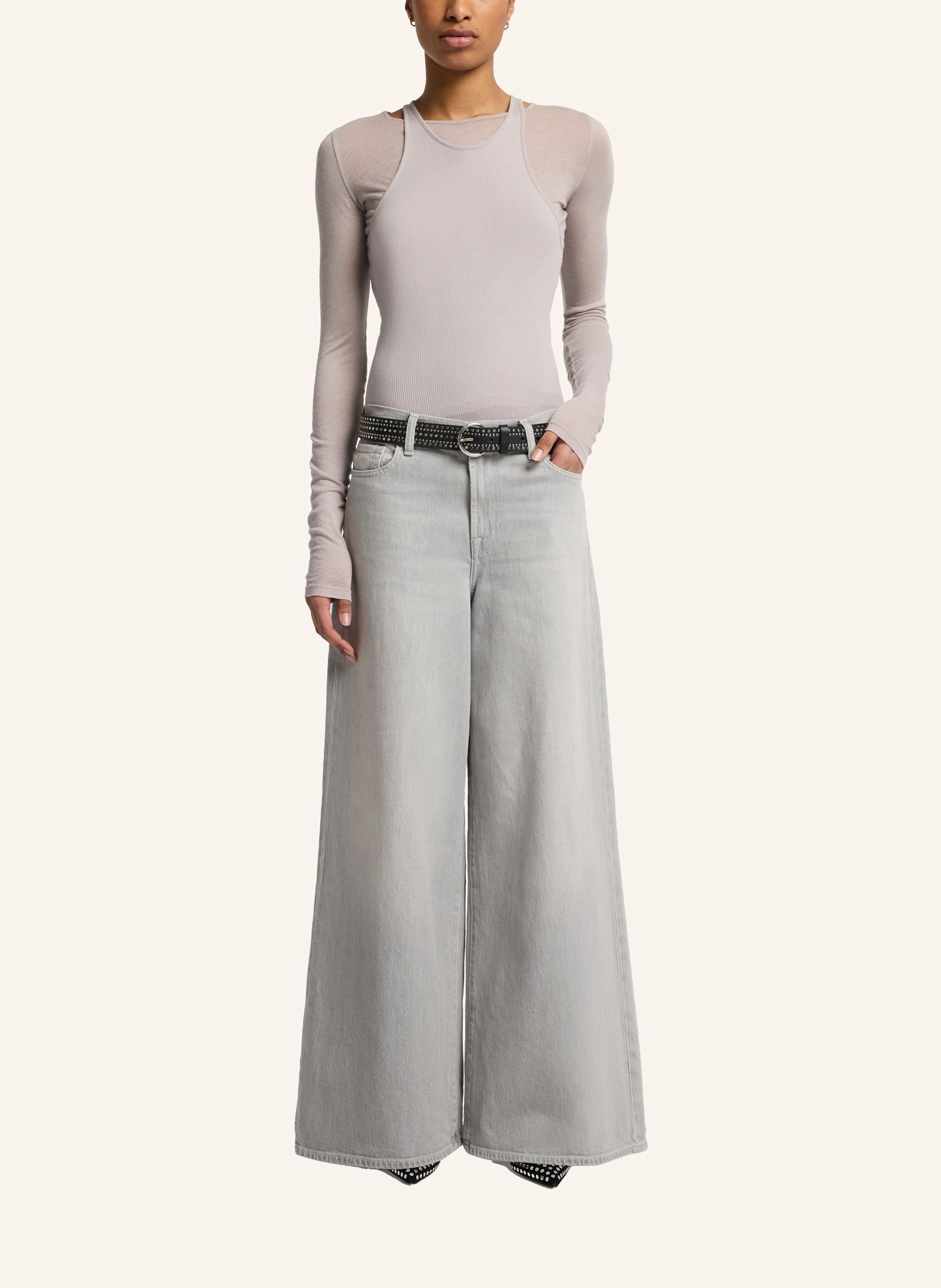 Thumbnail - 7 For All Mankind Jeans Marie Wide Leg Wide Leg Fit grau