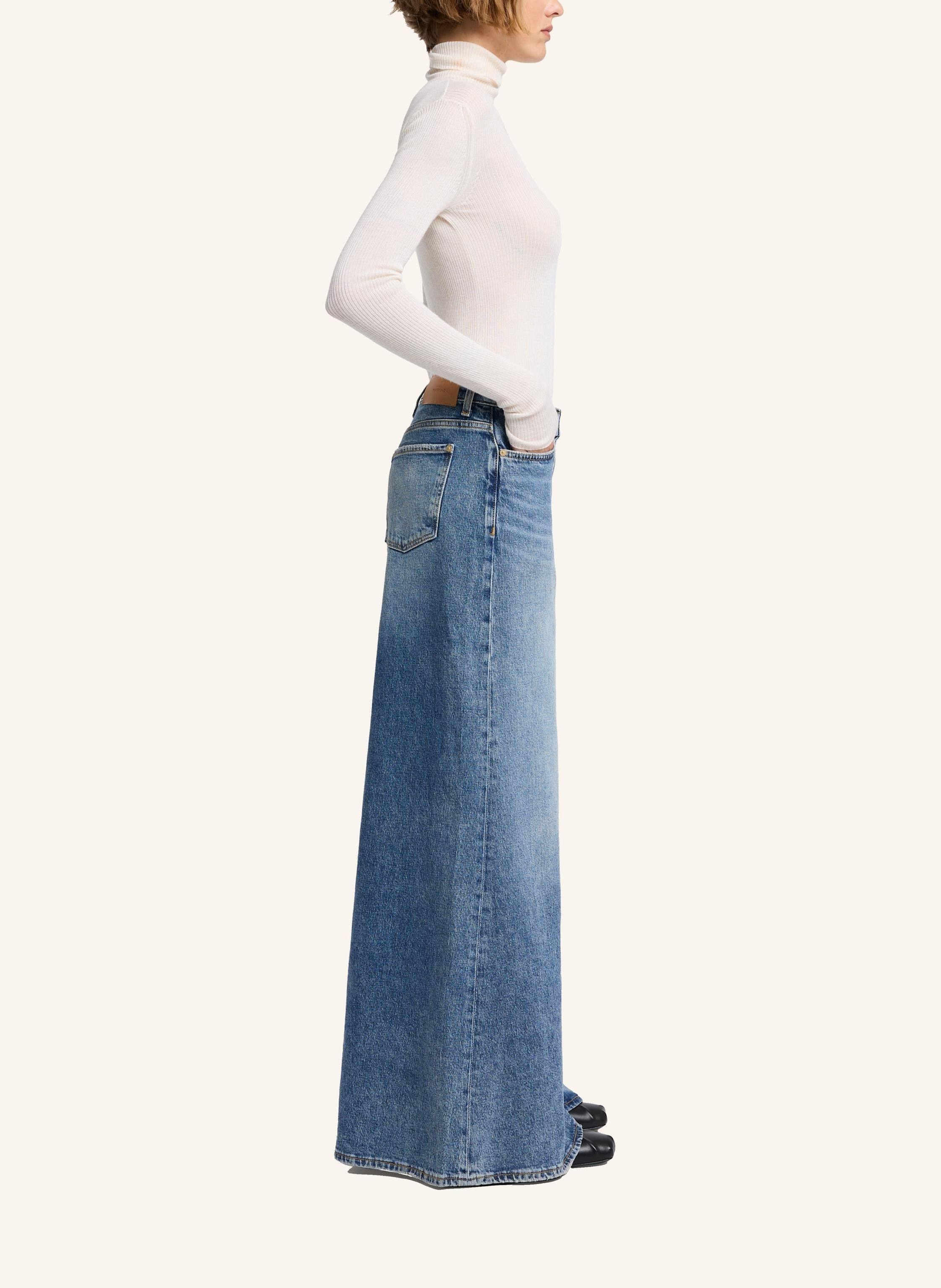 Thumbnail - 7 For All Mankind Jeans Willow Wide Wide Leg Fit blau