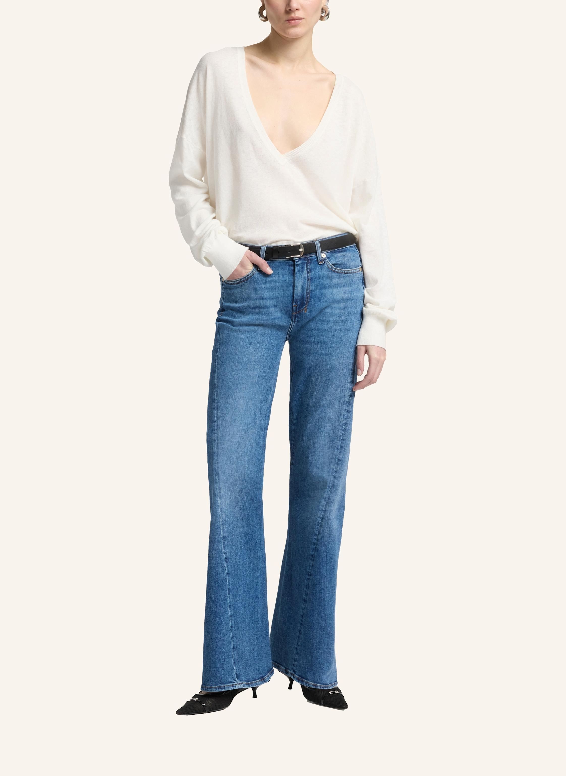 Thumbnail - 7 For All Mankind Jeans Dojo Tailorless Flare Fit blau