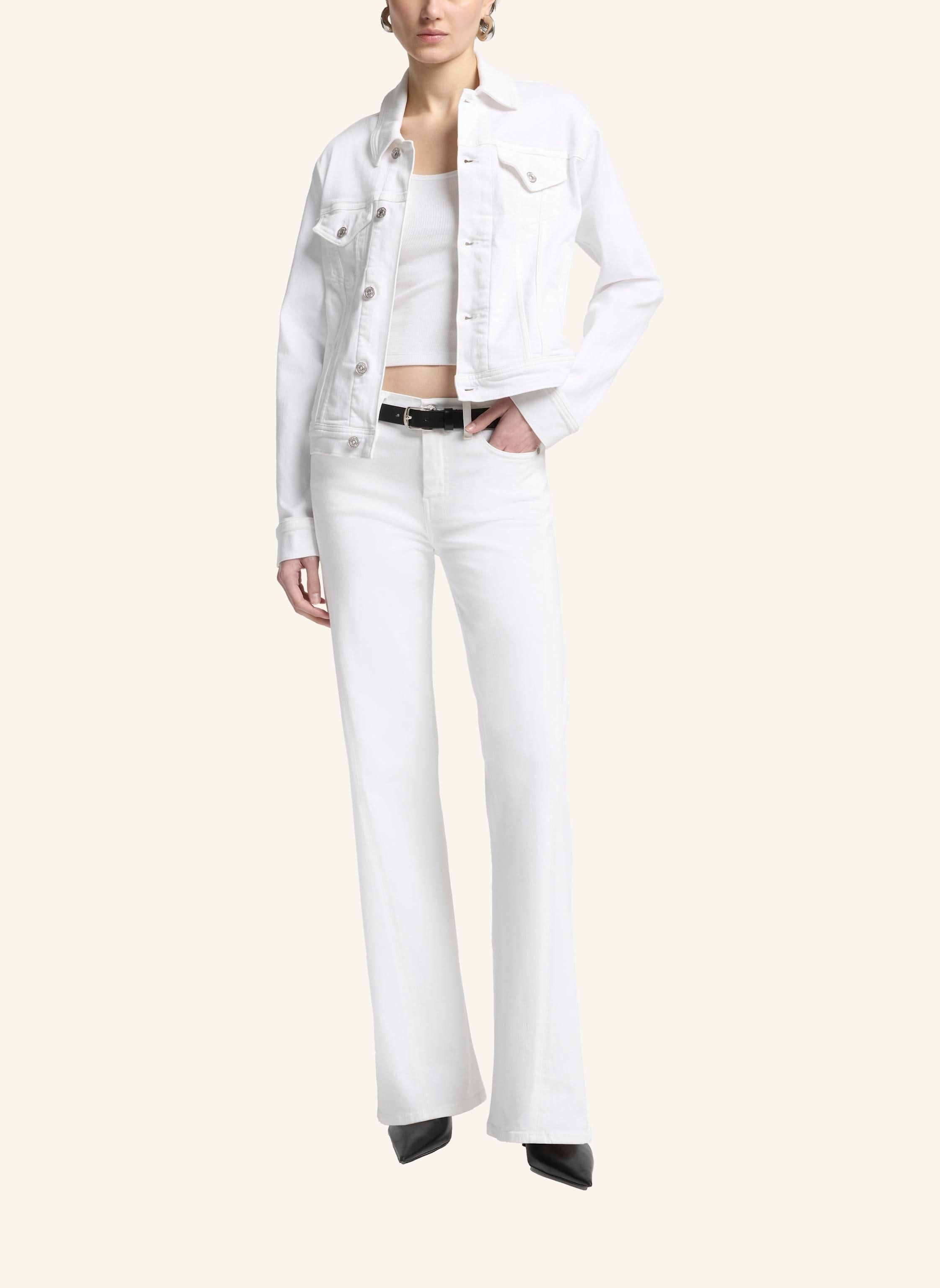 Thumbnail - 7 For All Mankind Jeans Dojo Tailorless Flare Fit weiss