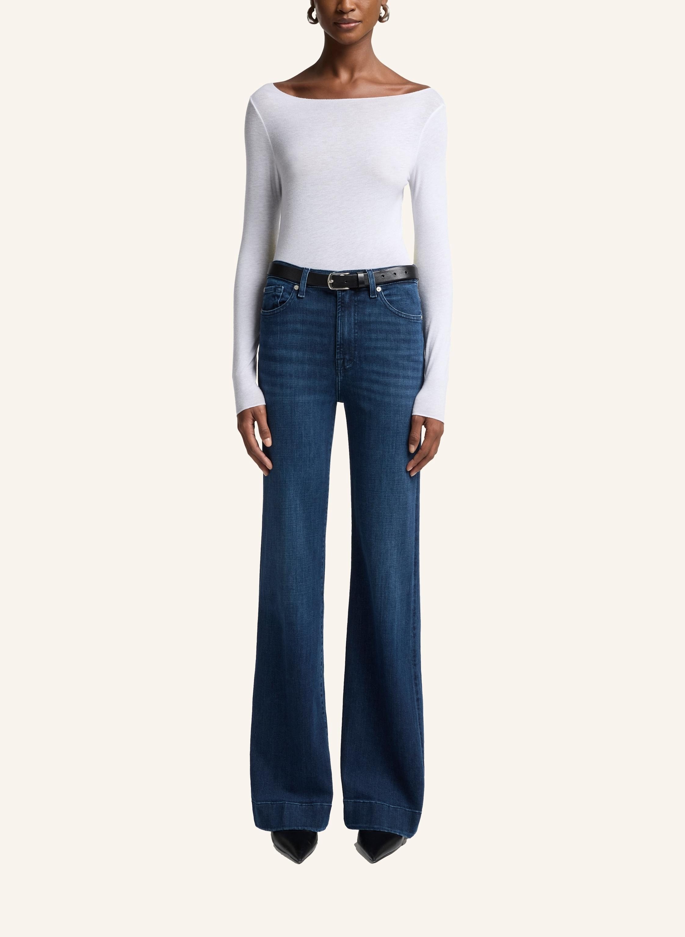 Thumbnail - 7 For All Mankind Jeans Modern Dojo Flare Fit blau