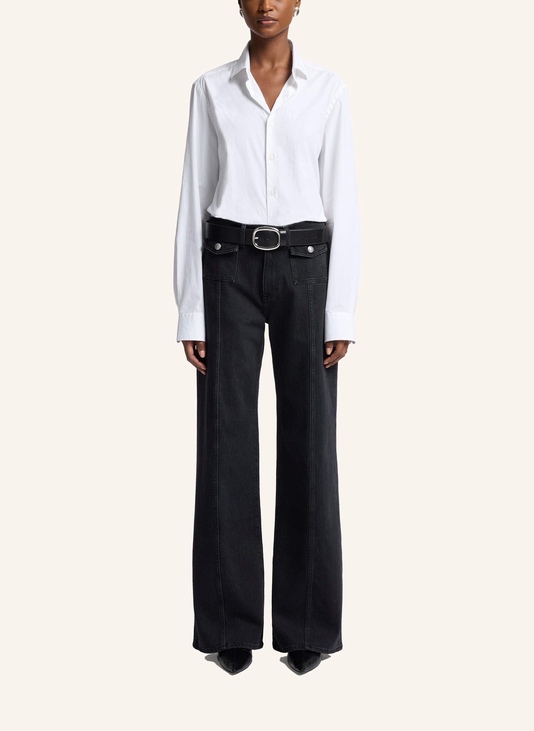 Thumbnail - 7 For All Mankind Jeans Lotta Wide Leg Fit schwarz