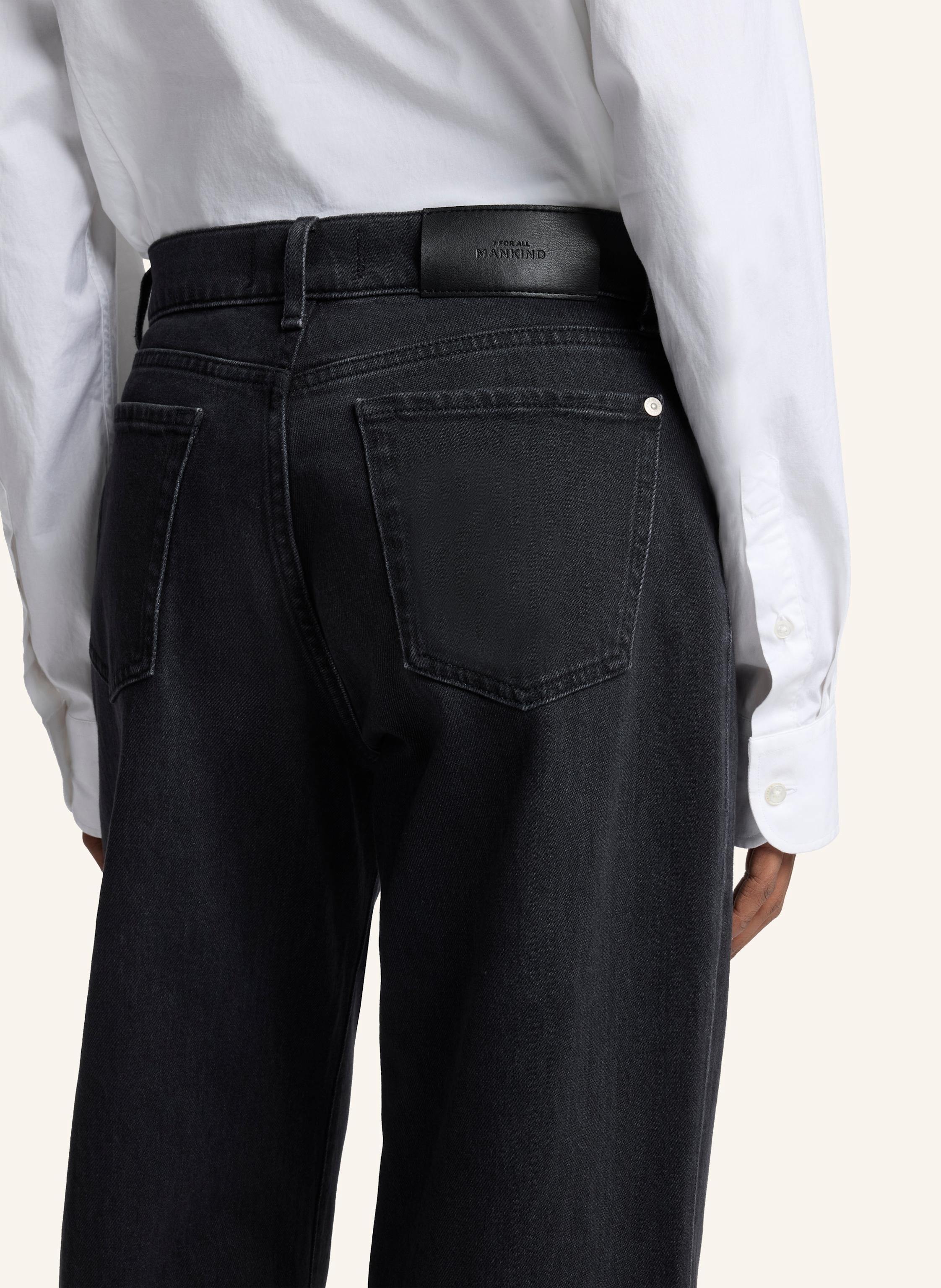 Thumbnail - 7 For All Mankind Jeans Lotta Wide Leg Fit schwarz