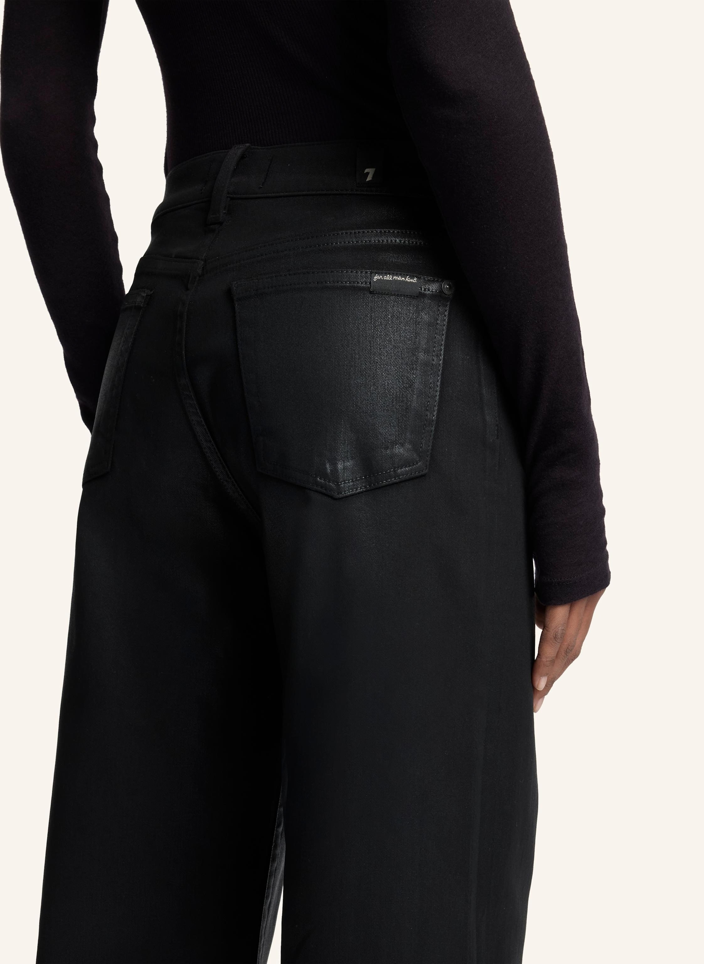 Thumbnail - 7 For All Mankind Jeans Lotta Wide Leg Fit schwarz