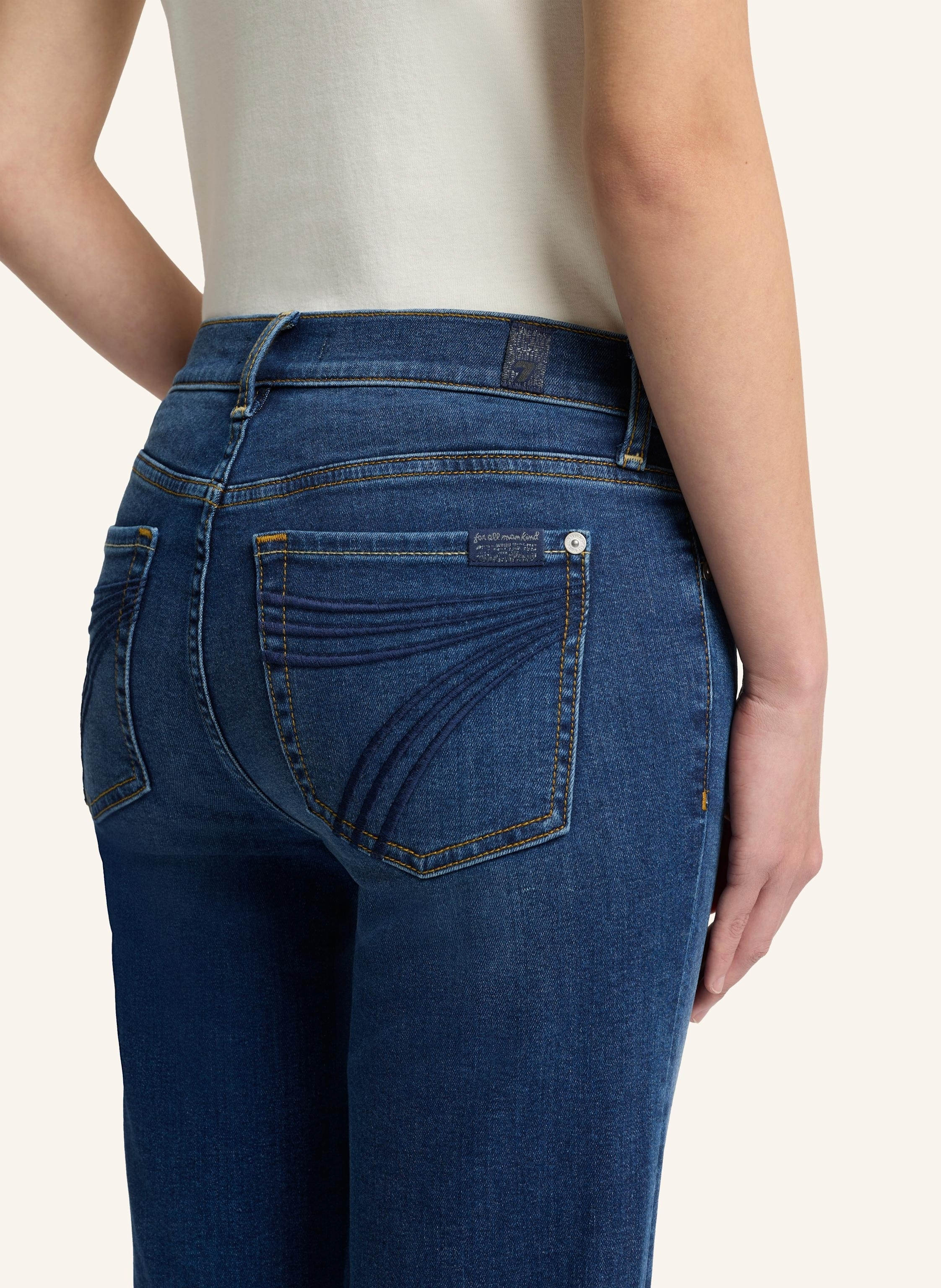 Thumbnail - 7 For All Mankind Jeans Dojo Tailorless Flare Fit blau