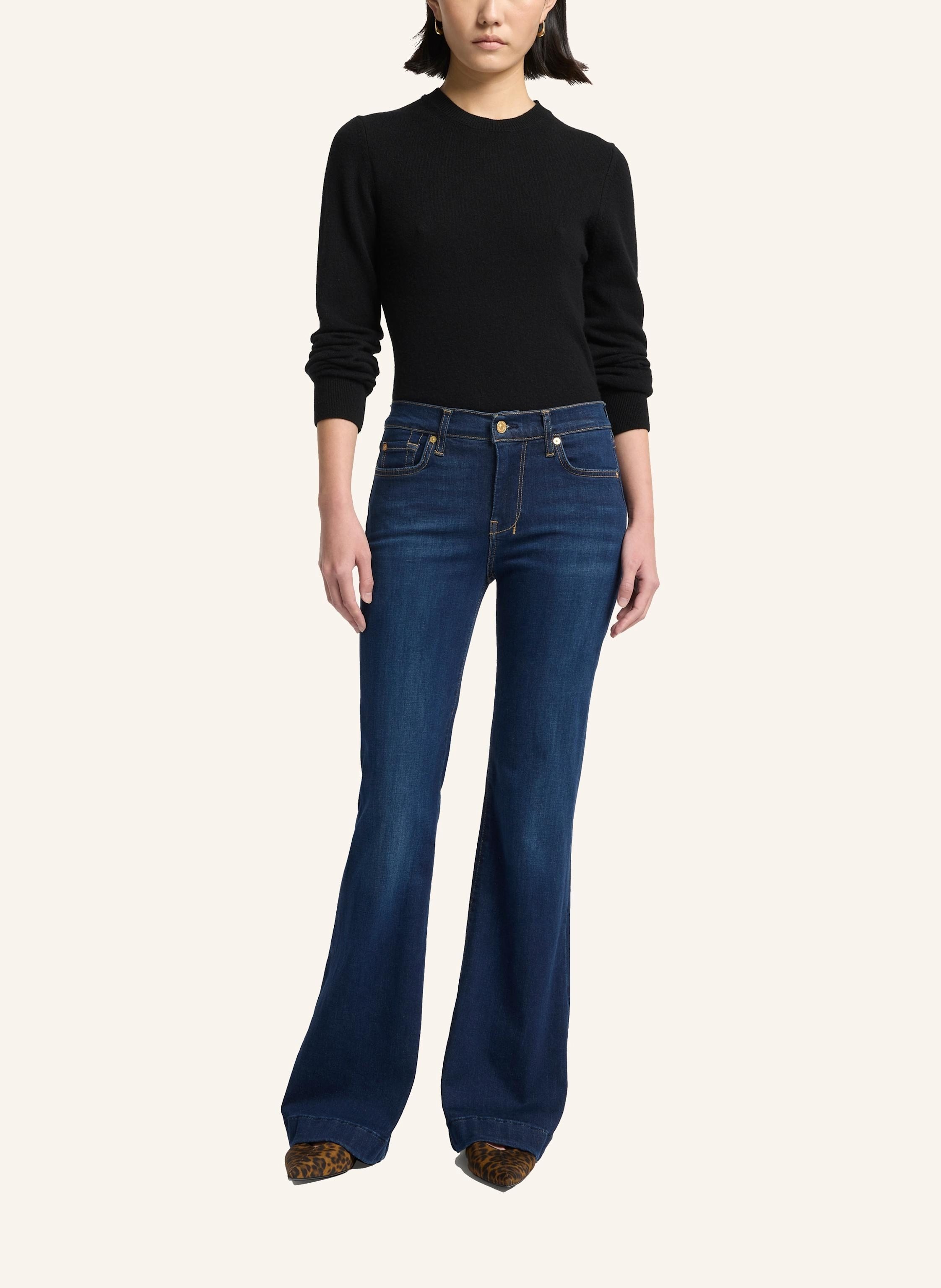 Thumbnail - 7 For All Mankind Jeans Dojo Tailorless Flare Fit blau