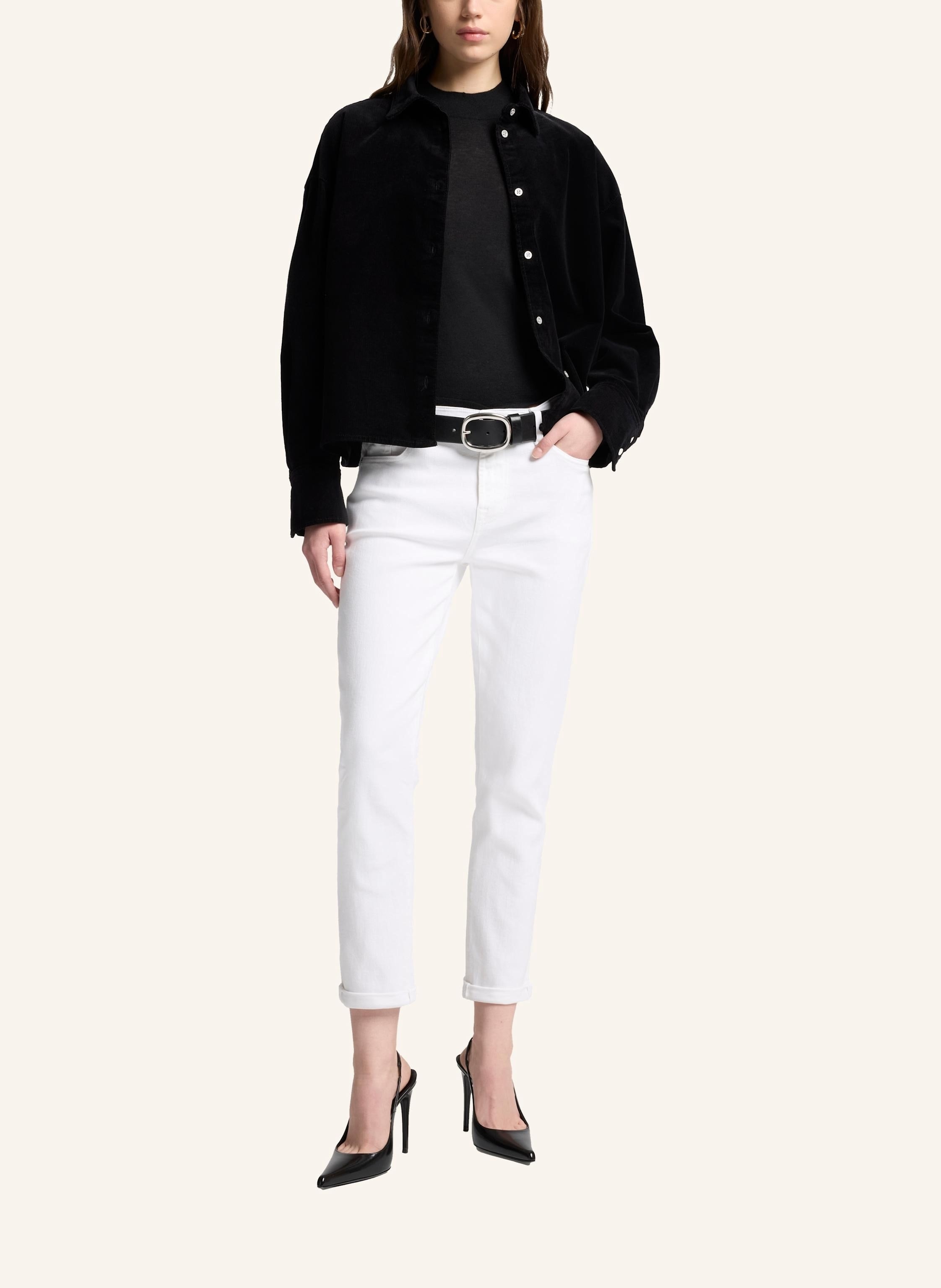 Thumbnail - 7 For All Mankind Jeans Josefina Boyfriend Fit weiss