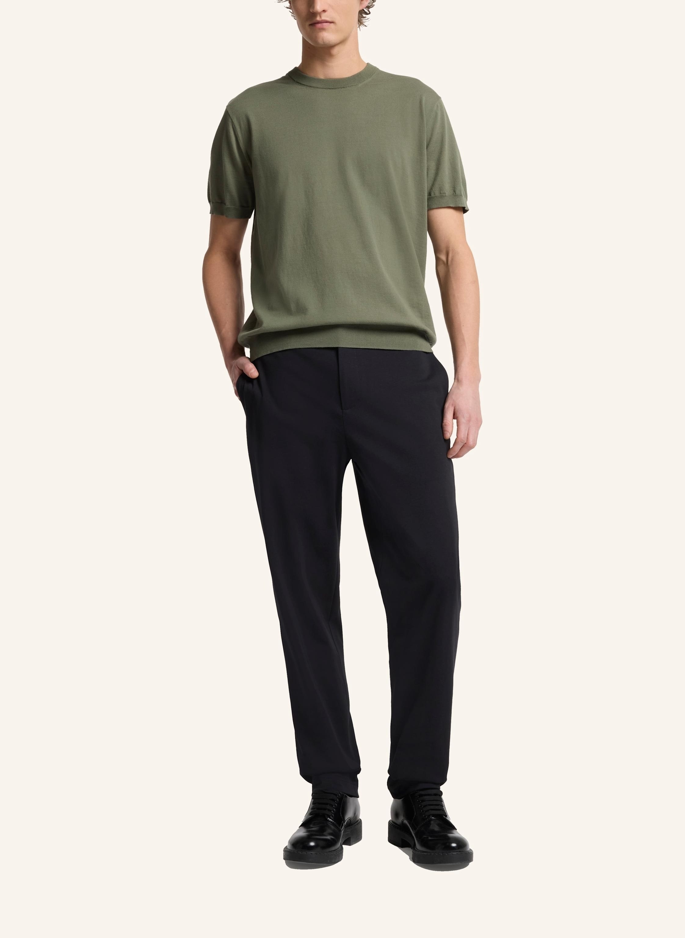 Thumbnail - 7 For All Mankind Chino Pants Hybrid Straight Fit schwarz