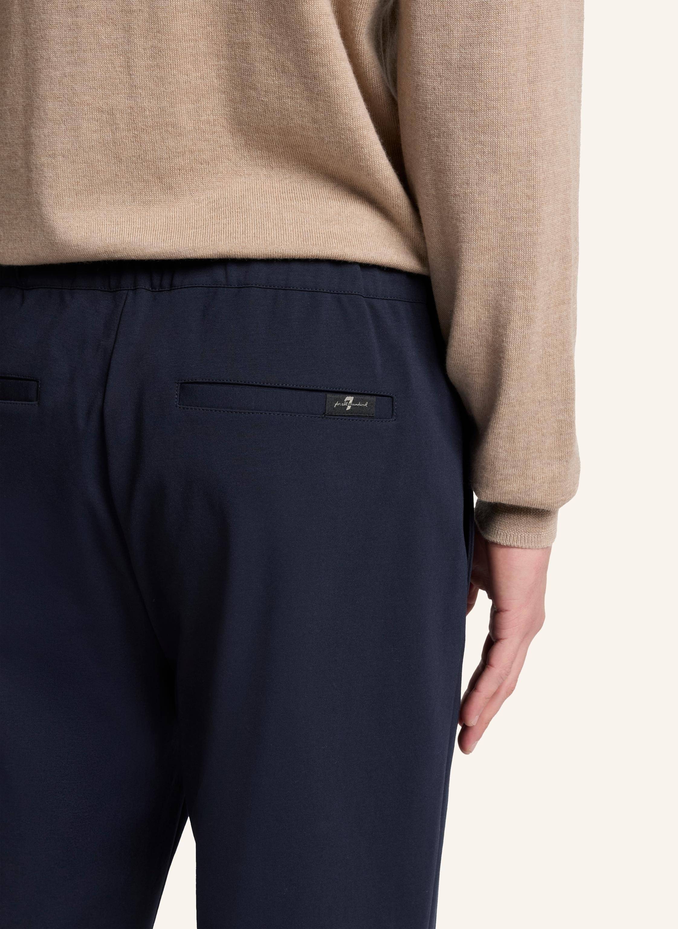 Thumbnail - 7 For All Mankind Chino Pants Hybrid Straight Fit blau