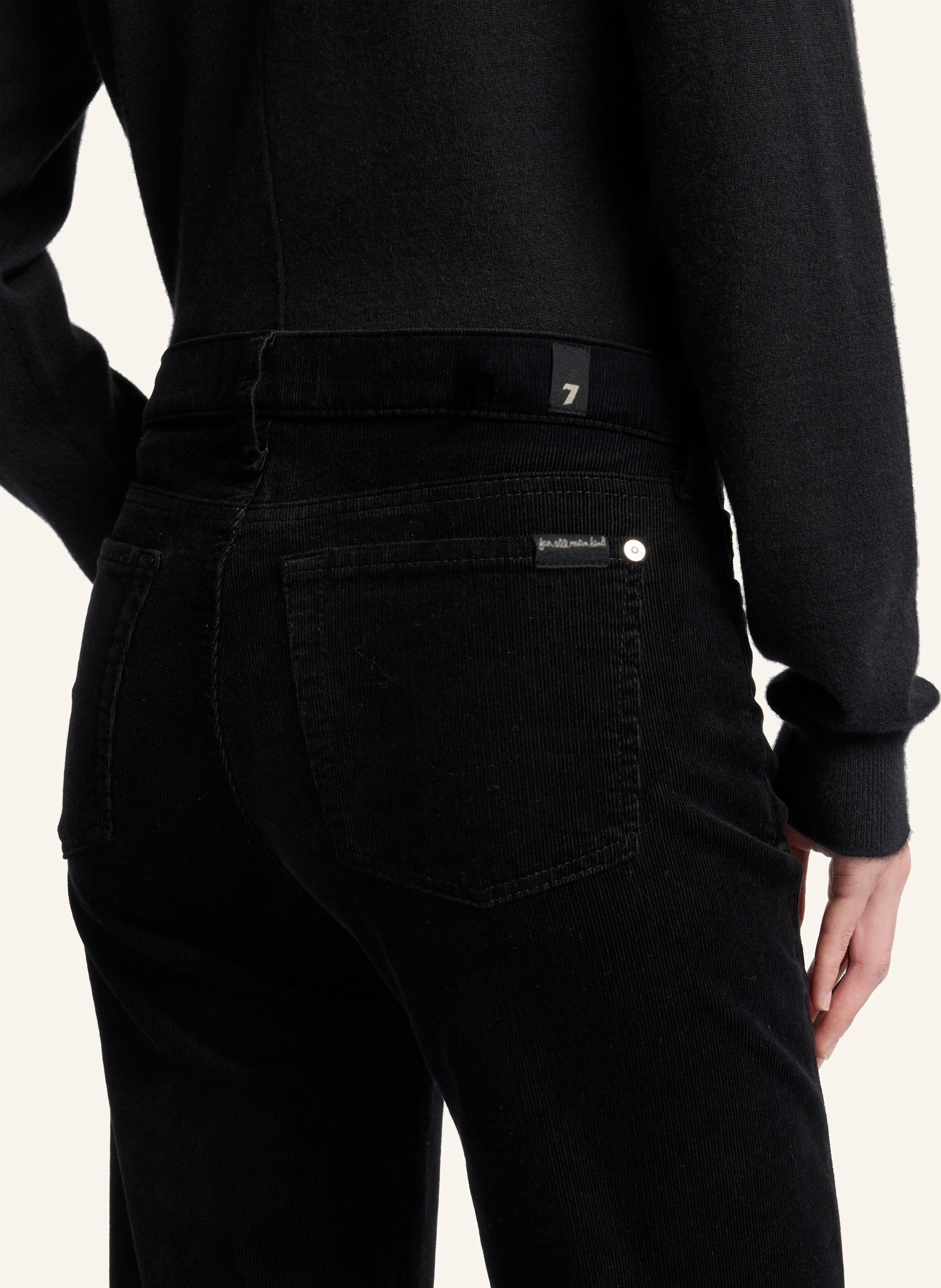 Thumbnail - 7 For All Mankind Chino Pants Twisted Dojo Tailorless Flare Fit schwarz