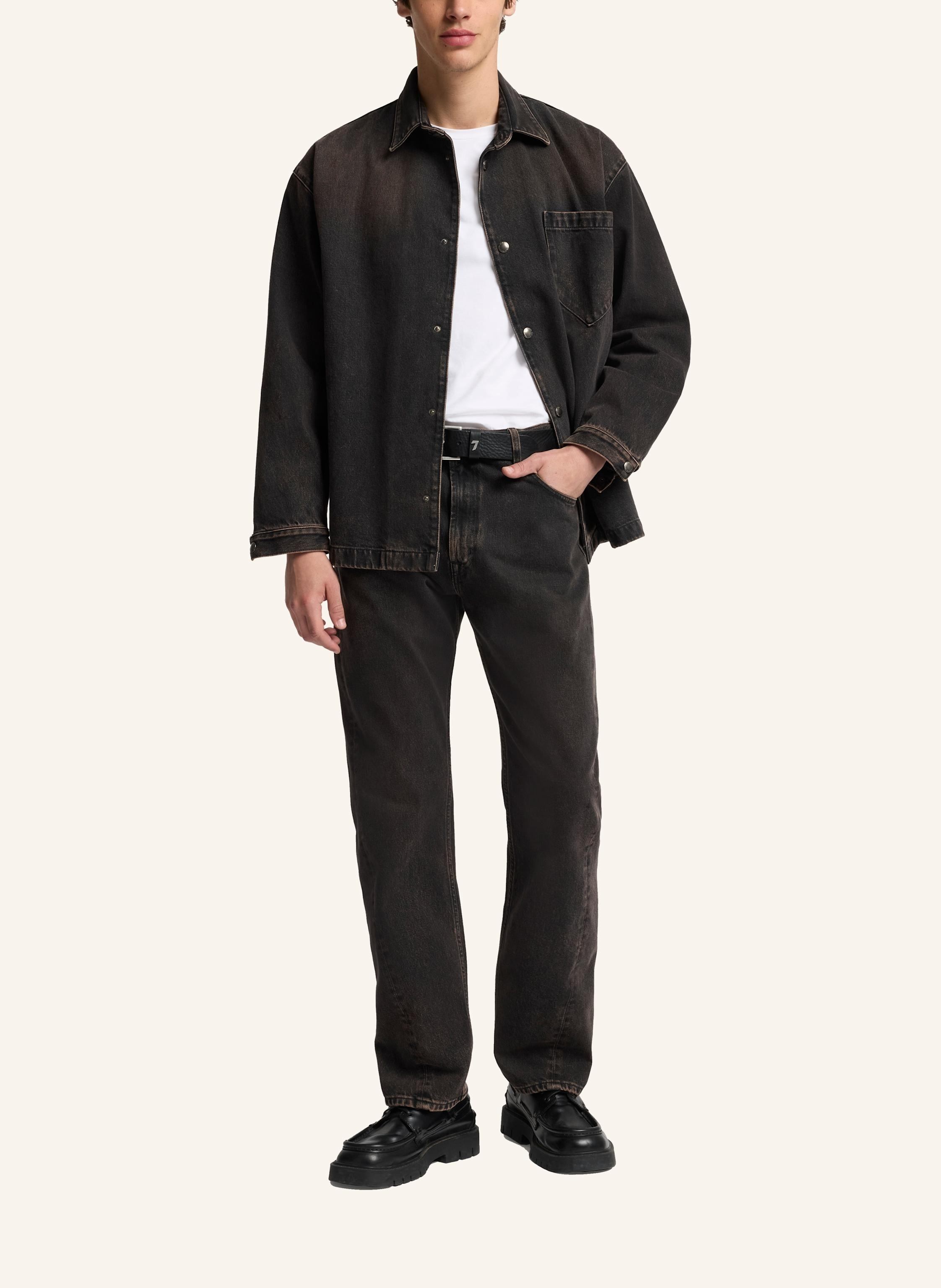 Thumbnail - 7 For All Mankind Overshirt Roots braun